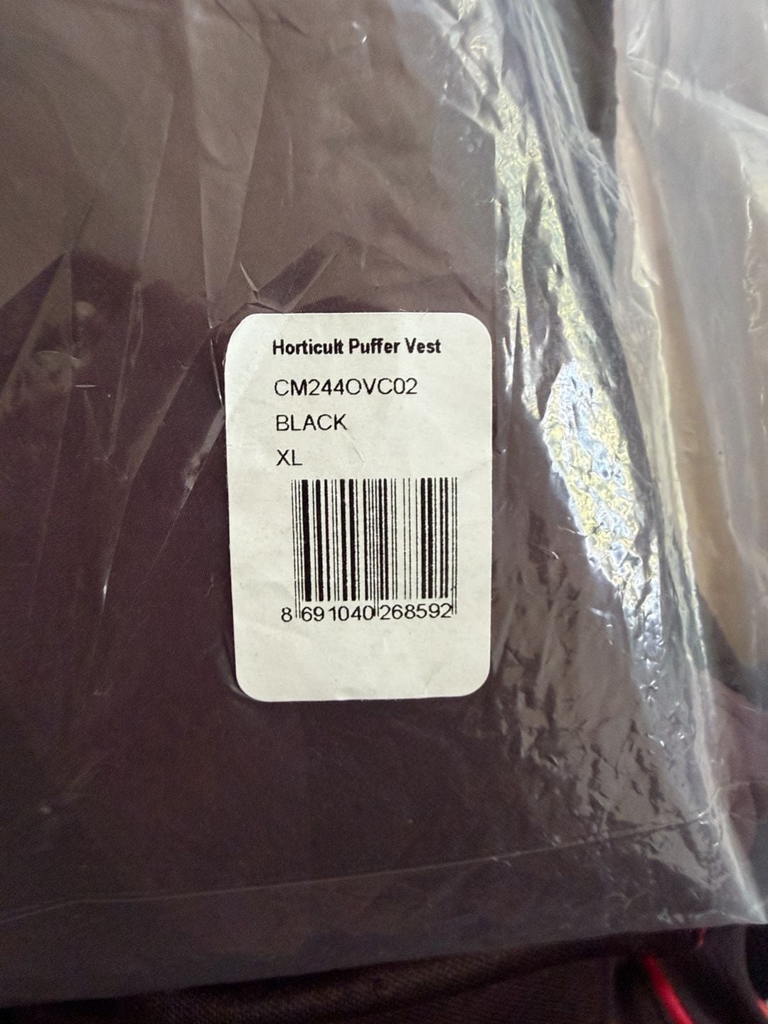 Cookies Horticult Puffer Vest Size XL Black 5