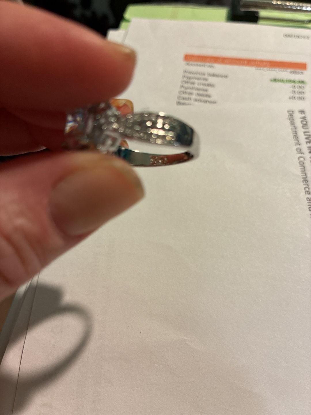 Buy Moissanite Round Cut Engagement Ring In Pave Style 5