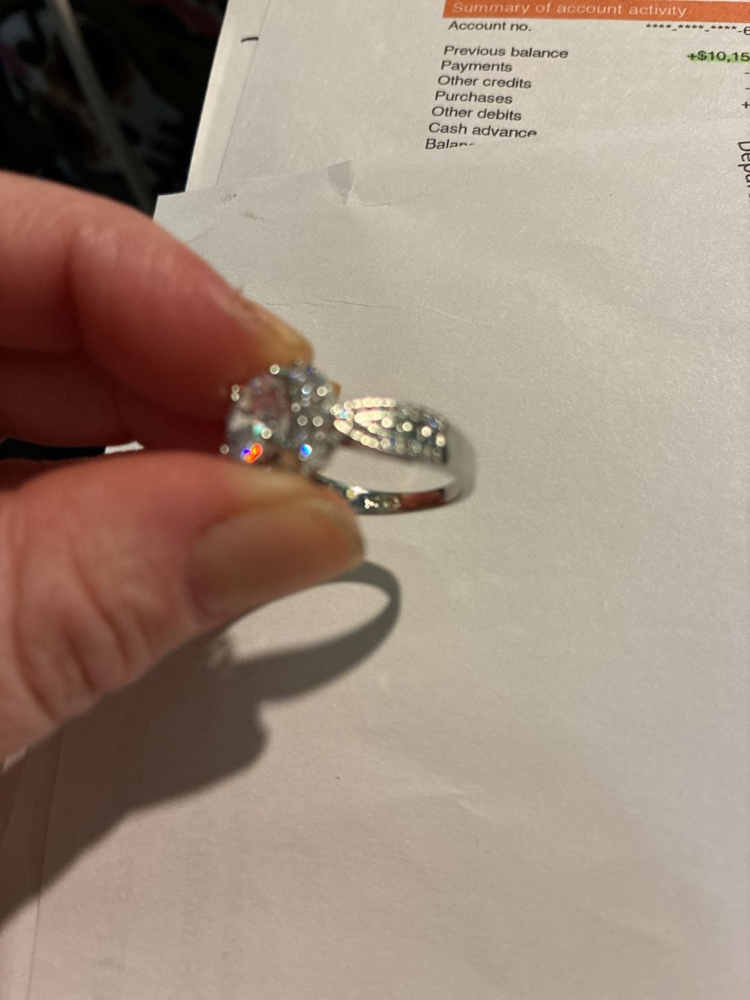 Buy Moissanite Round Cut Engagement Ring In Pave Style 6