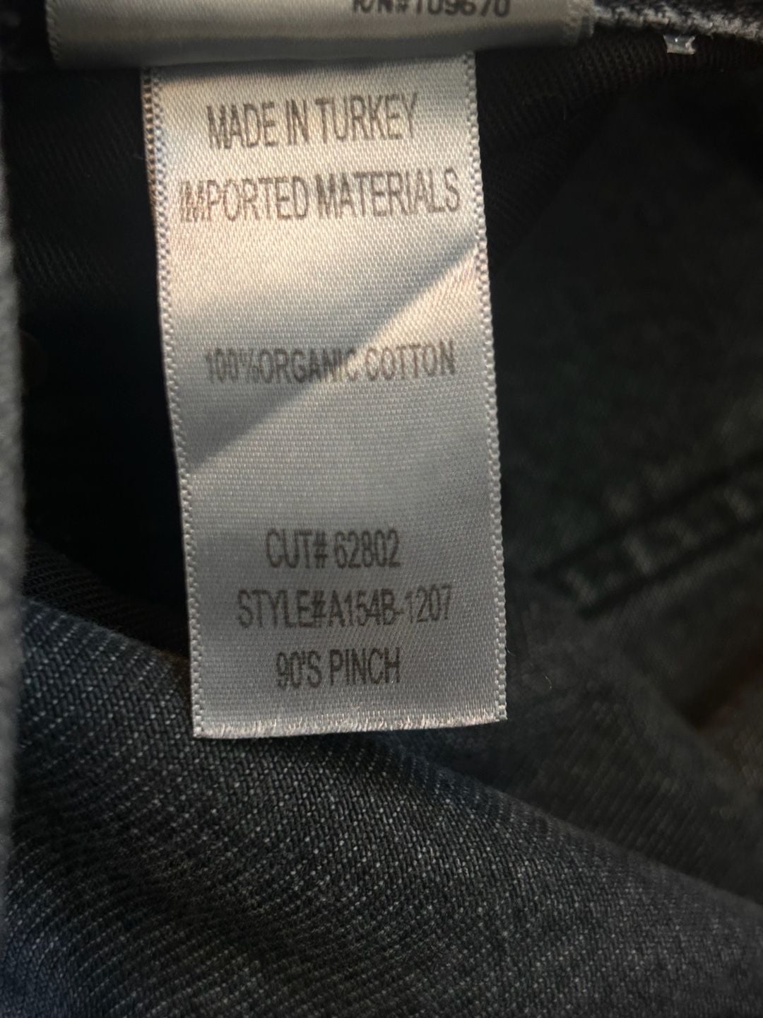 AGOLDE 90s Pinch Waist High Rise Straight Leg Jeans Charcoal Gray Frayed Hem EUC 9
