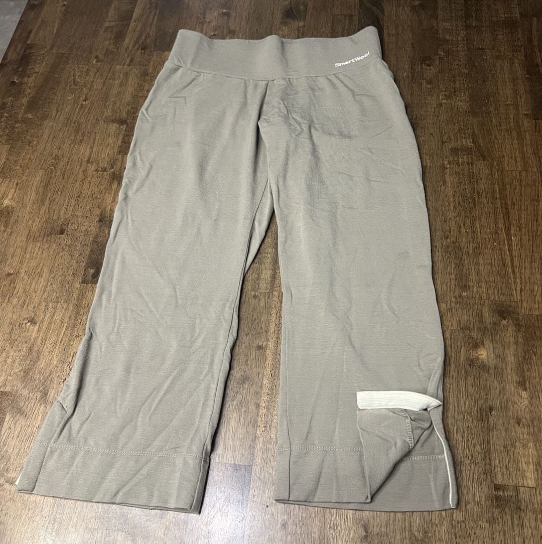 Smartwool Pants Size M Taupe Merino Wool Casual Lounge Trousers 2