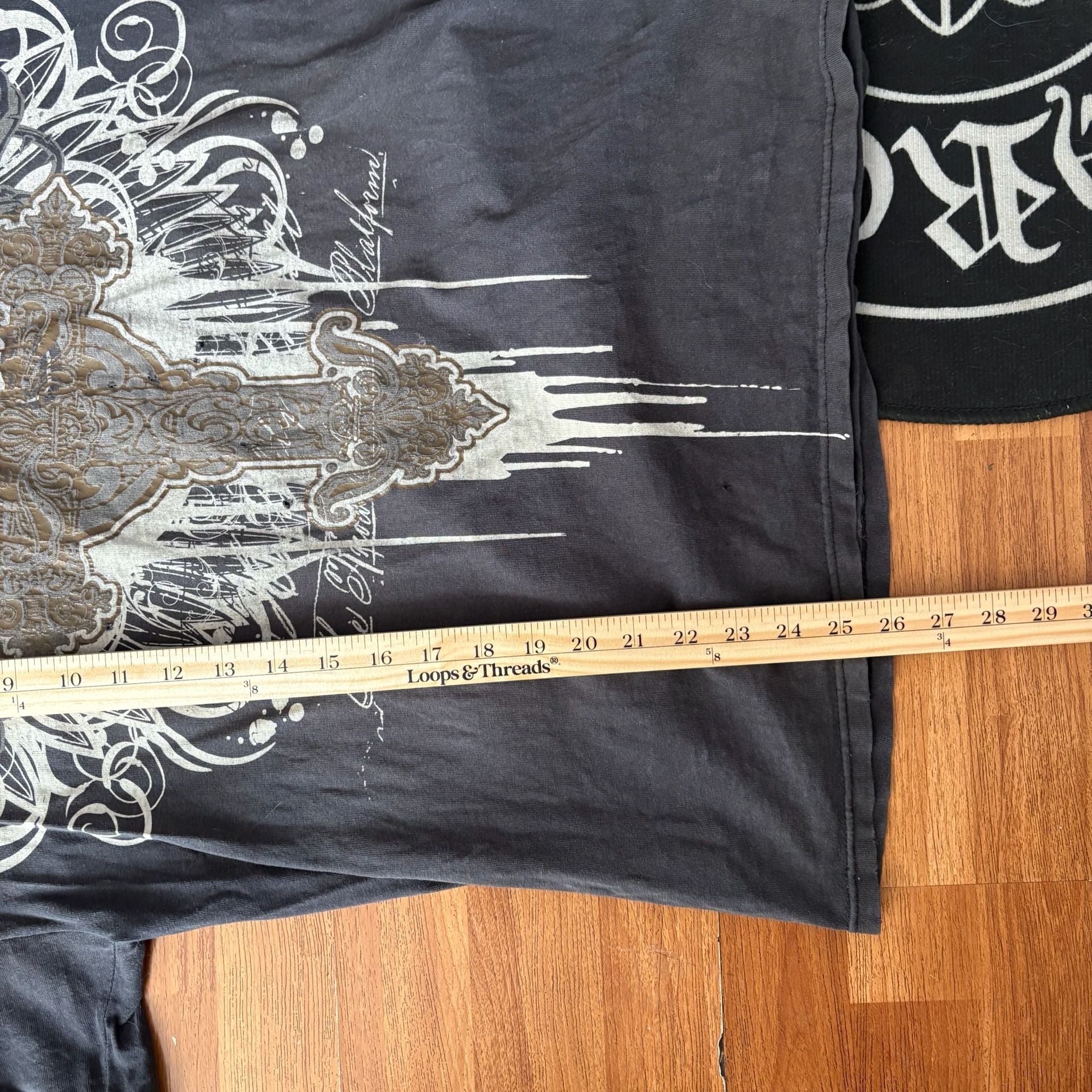 2000s Vintage Fallen Angel Gothic Cross T-Shirt 6