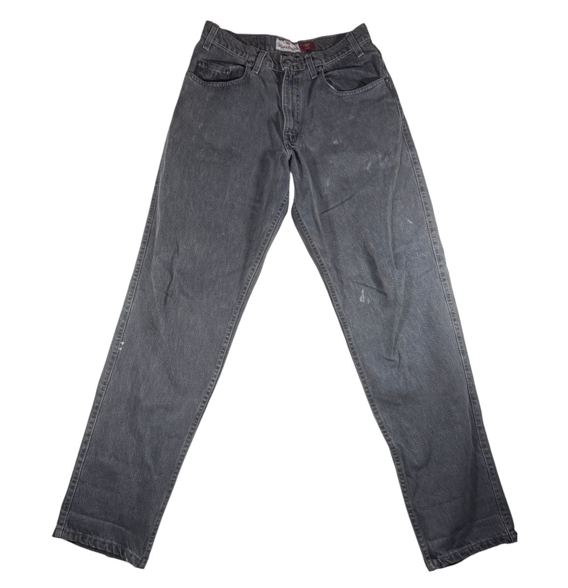 Levi Strauss Signature 545 Loose Fit Jeans Black Denim 2