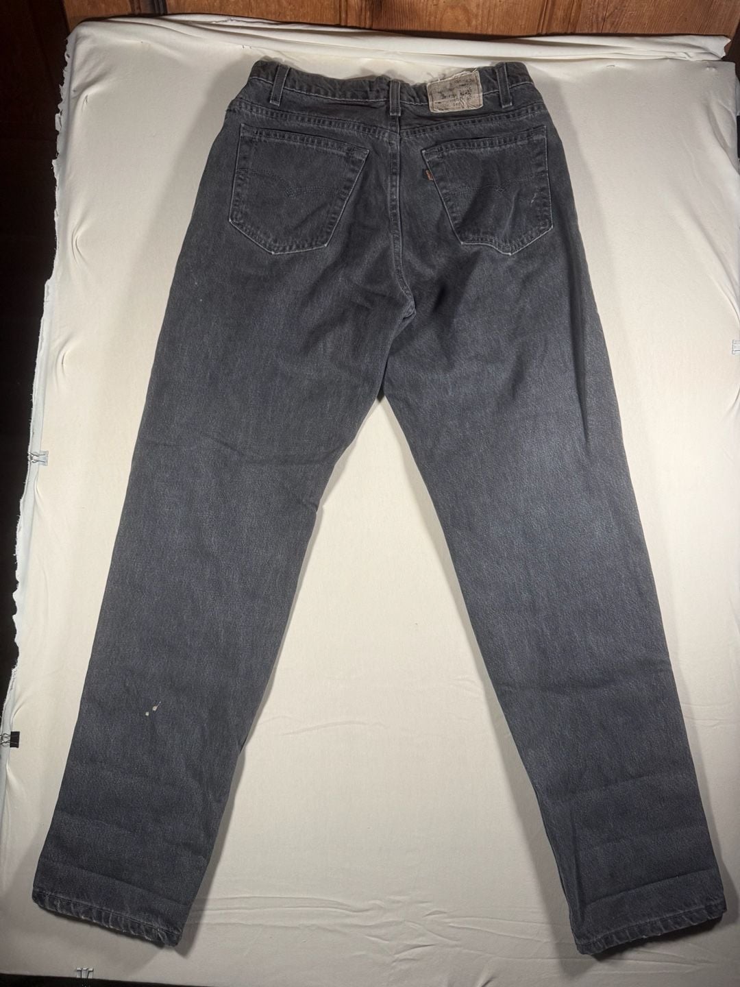 Levi Strauss Signature 545 Loose Fit Jeans Black Denim 3