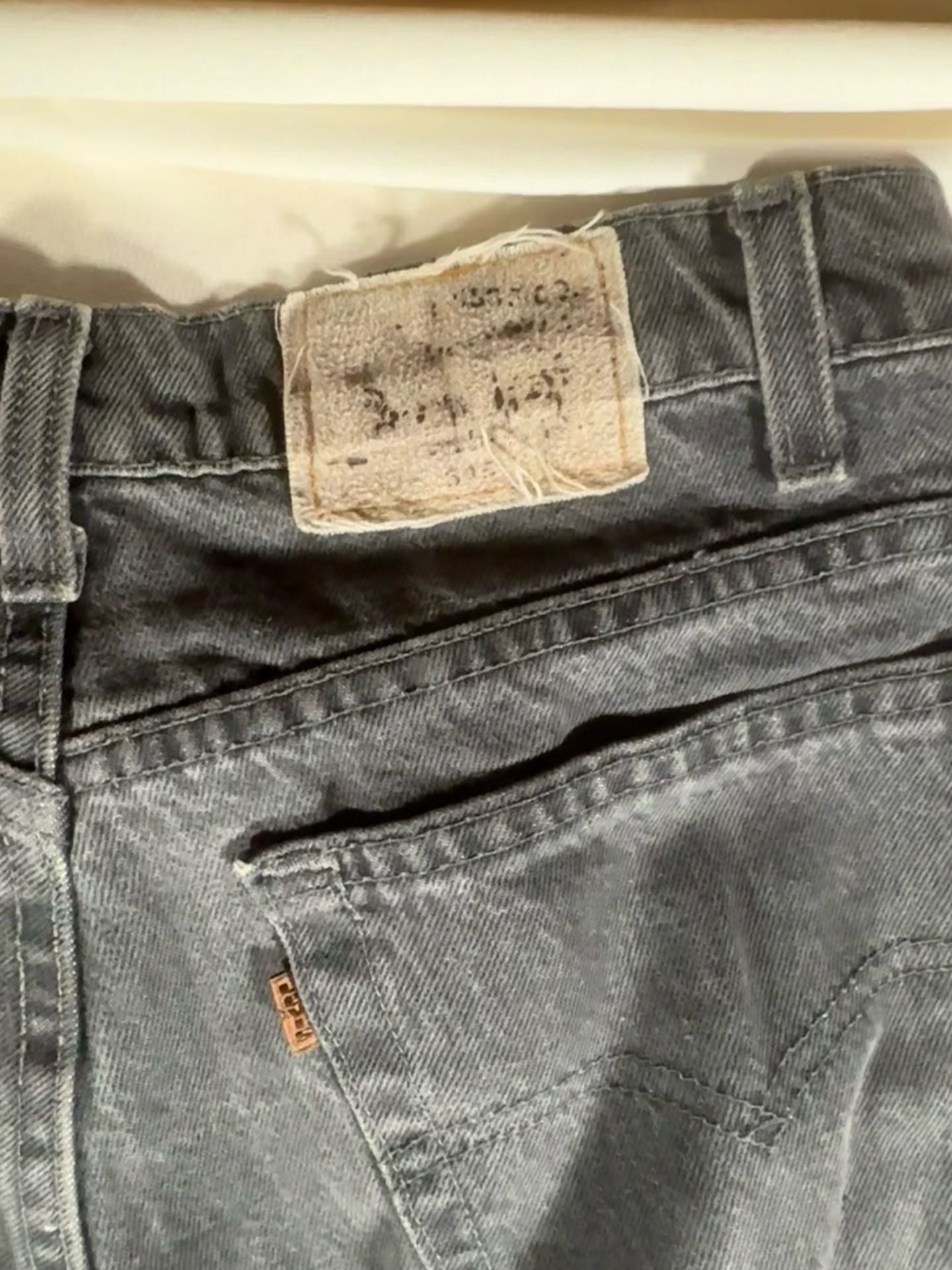 Levi Strauss Signature 545 Loose Fit Jeans Black Denim 5