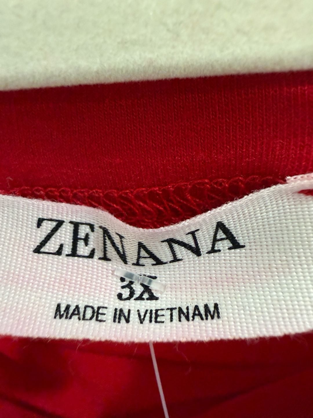 Zenana Tunic Top Size 3X Red Scoop Neck Short Sleeve Oversized 5
