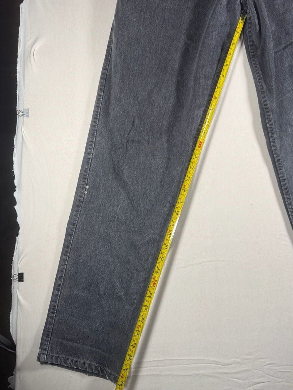 Levi Strauss Signature 545 Loose Fit Jeans Black Denim 9