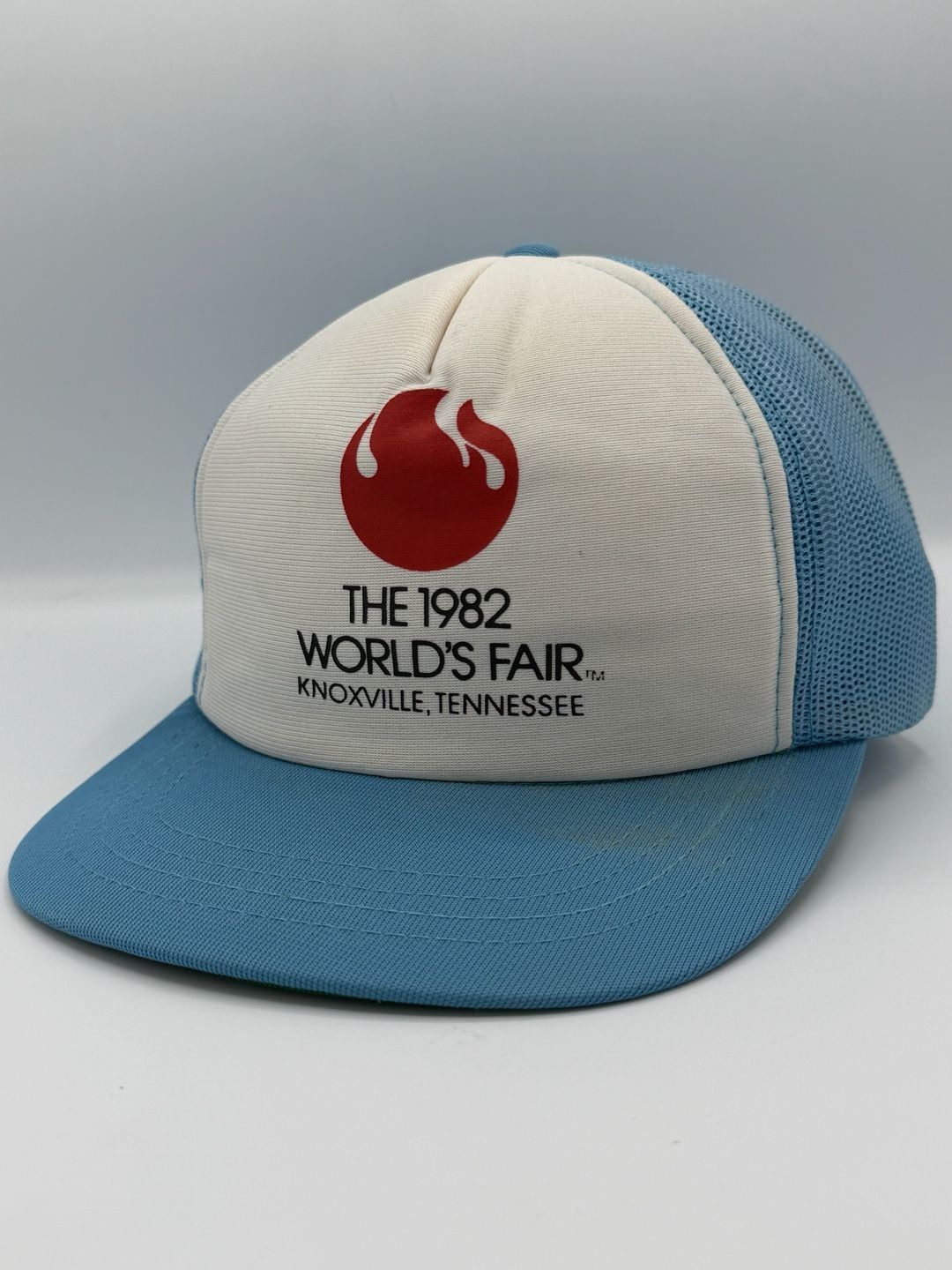 Vintage 1982 Worlds Fair Knoxville Tennessee Trucker Hat Young An Snapback 2