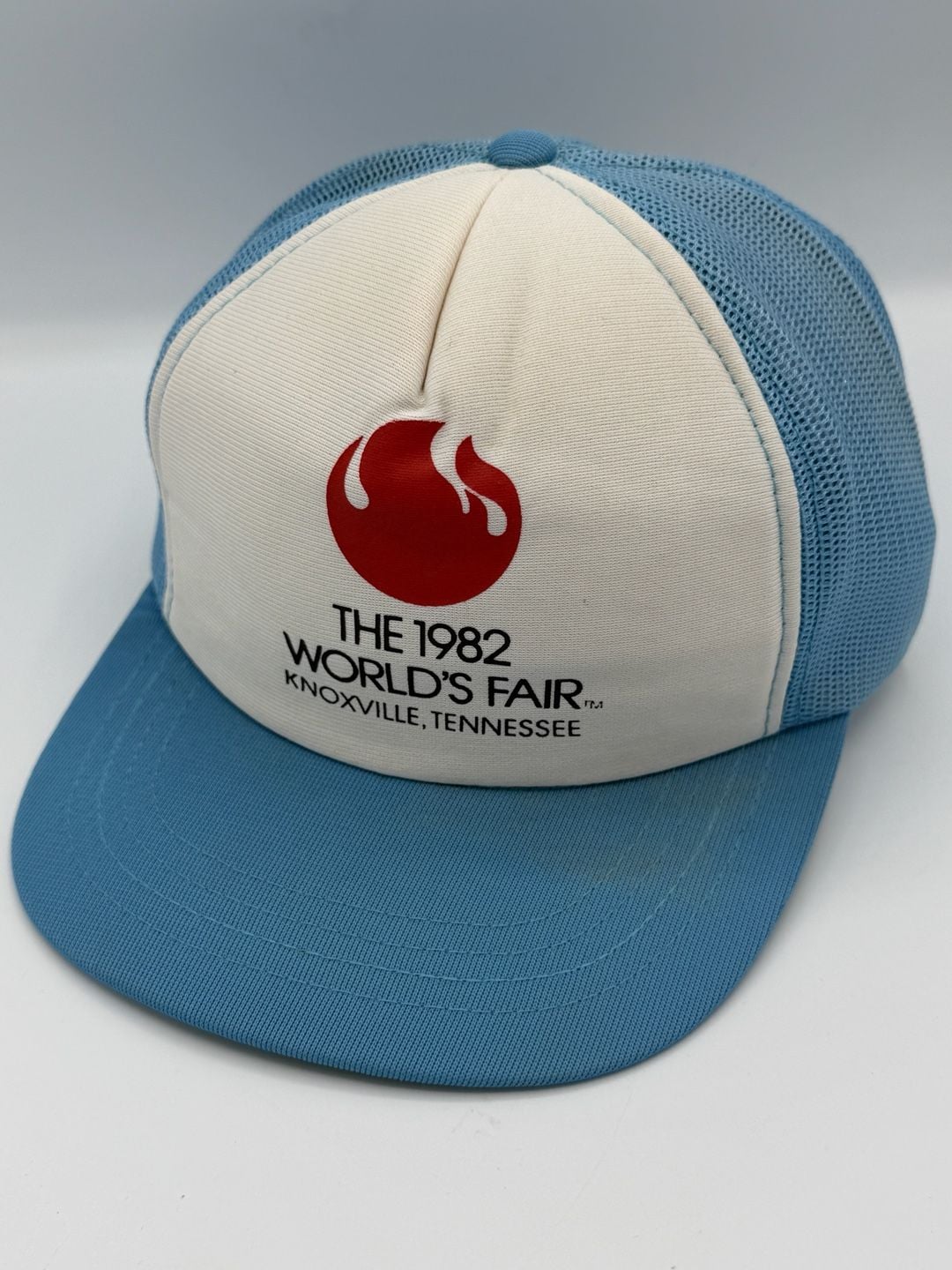 Vintage 1982 Worlds Fair Knoxville Tennessee Trucker Hat Young An Snapback 4