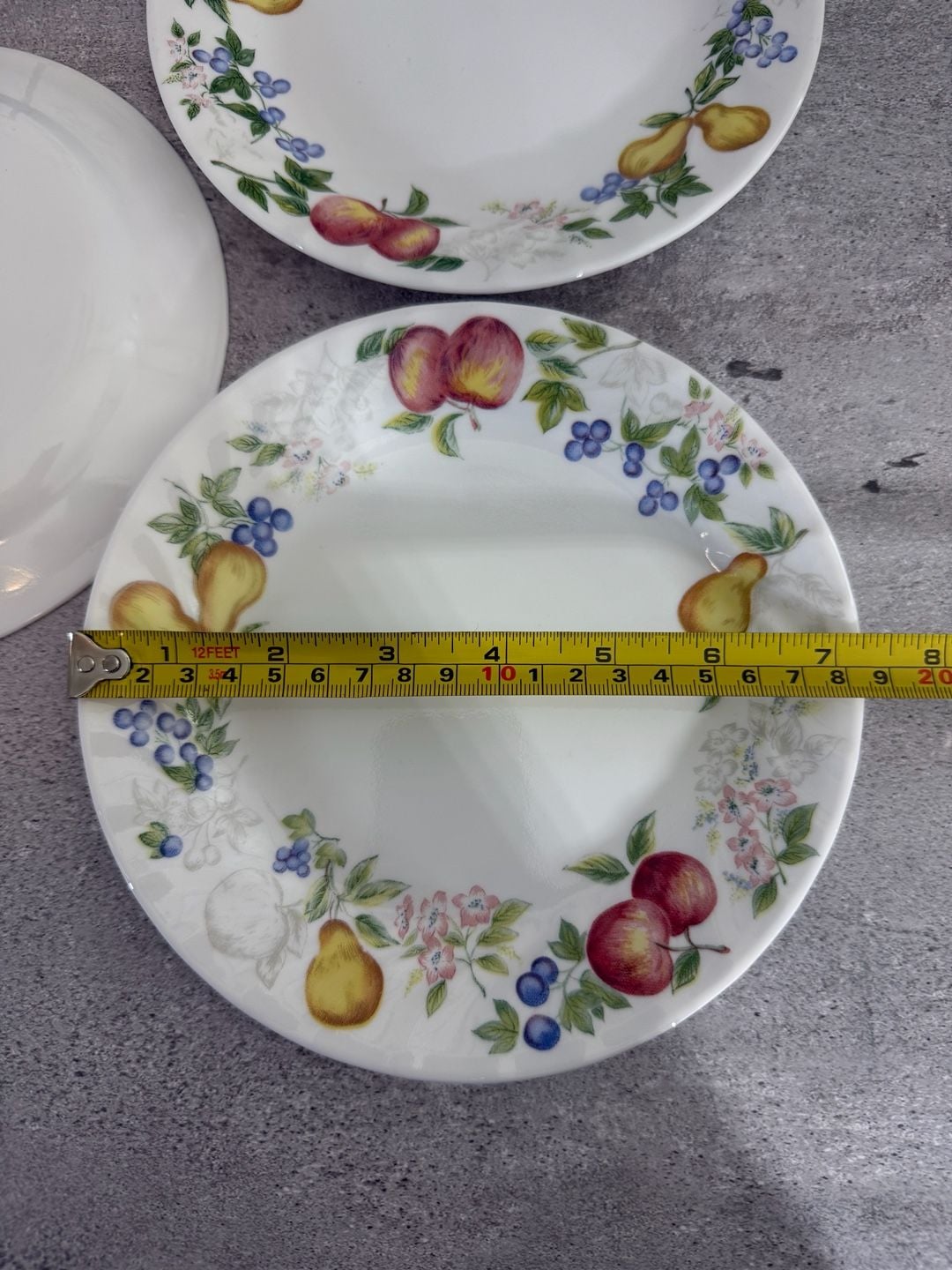 Corelle Chutney Swirl Salad Plates Set of 6 7