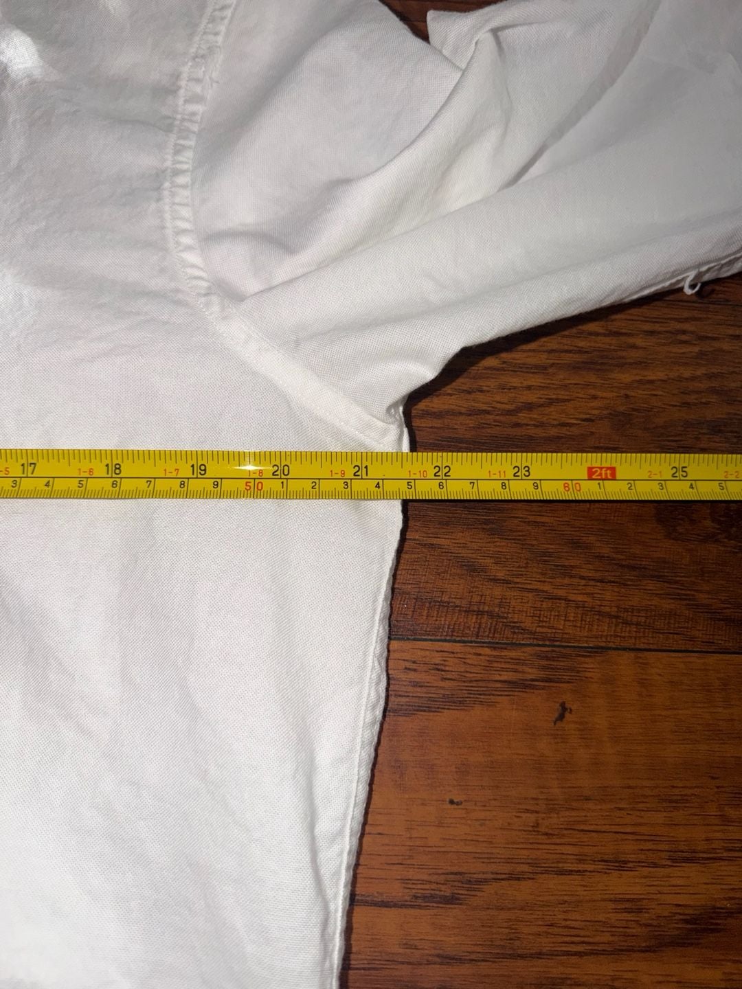 AllSaints Long Sleeve Button Down Shirt Size L White 5
