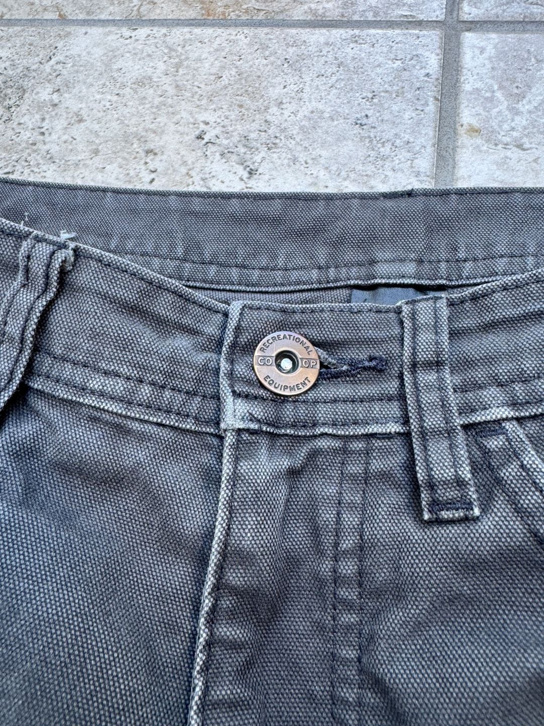 REI Co-op Double Knee Workwear Pants Gray Canvas 7