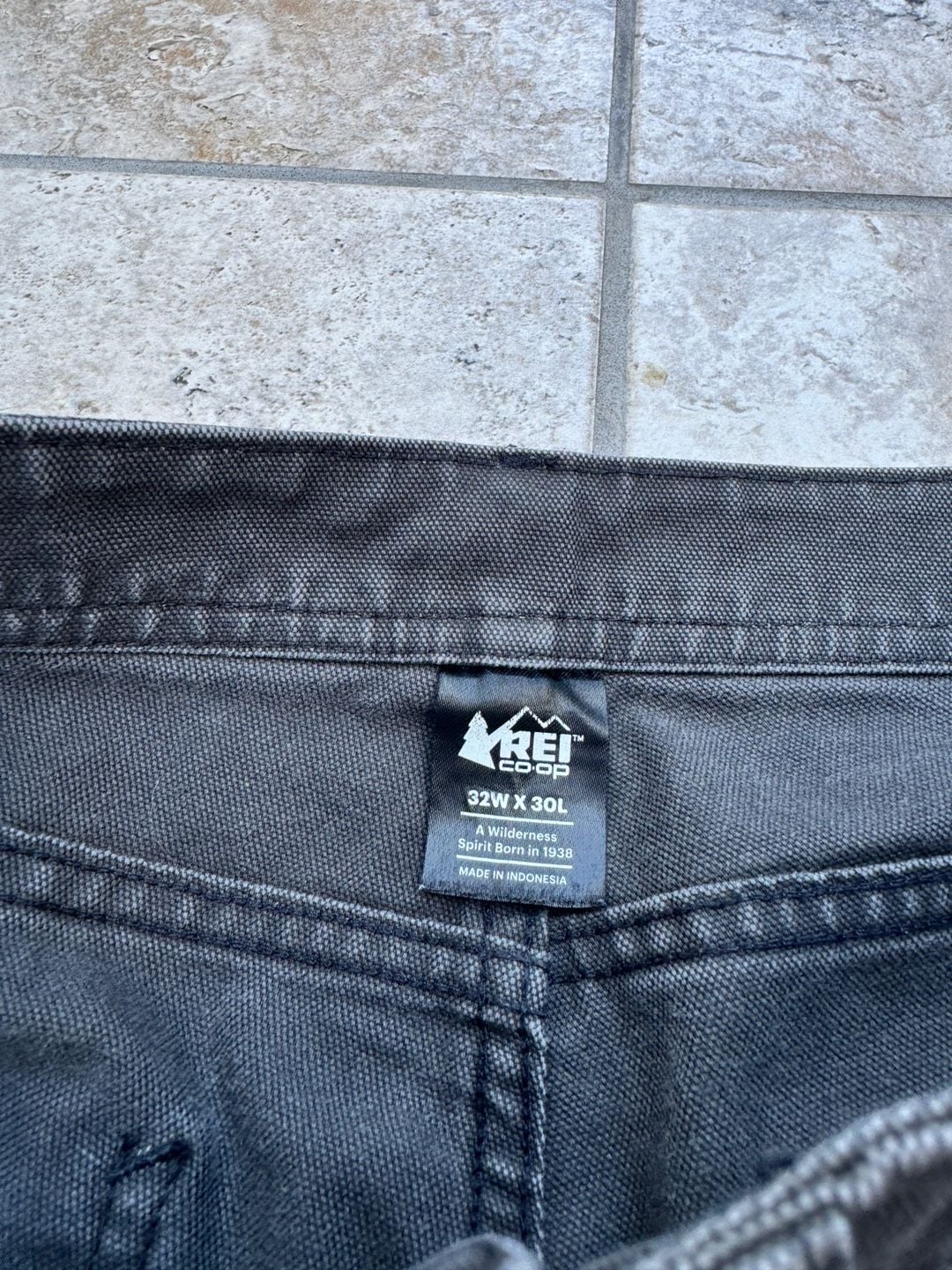 REI Co-op Double Knee Workwear Pants Gray Canvas 8