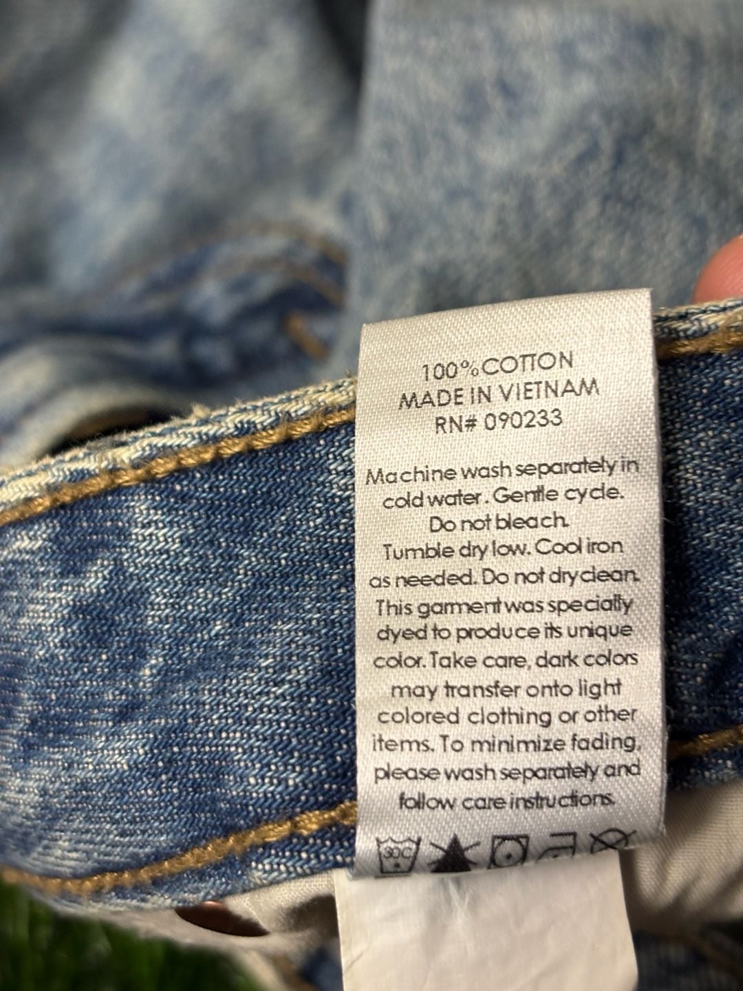 Pacsun Zoe Low Rise Girlfriend Jeans Size 25 Nicola Blue Denim 6