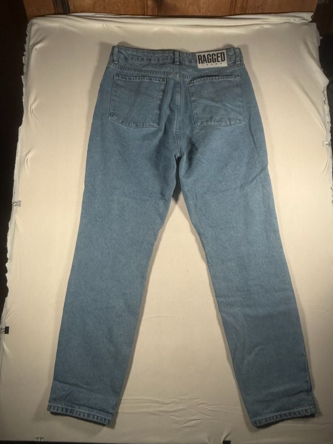 Ragged Jeans Denim Jeans Size 32 Light Wash Straight Leg 3