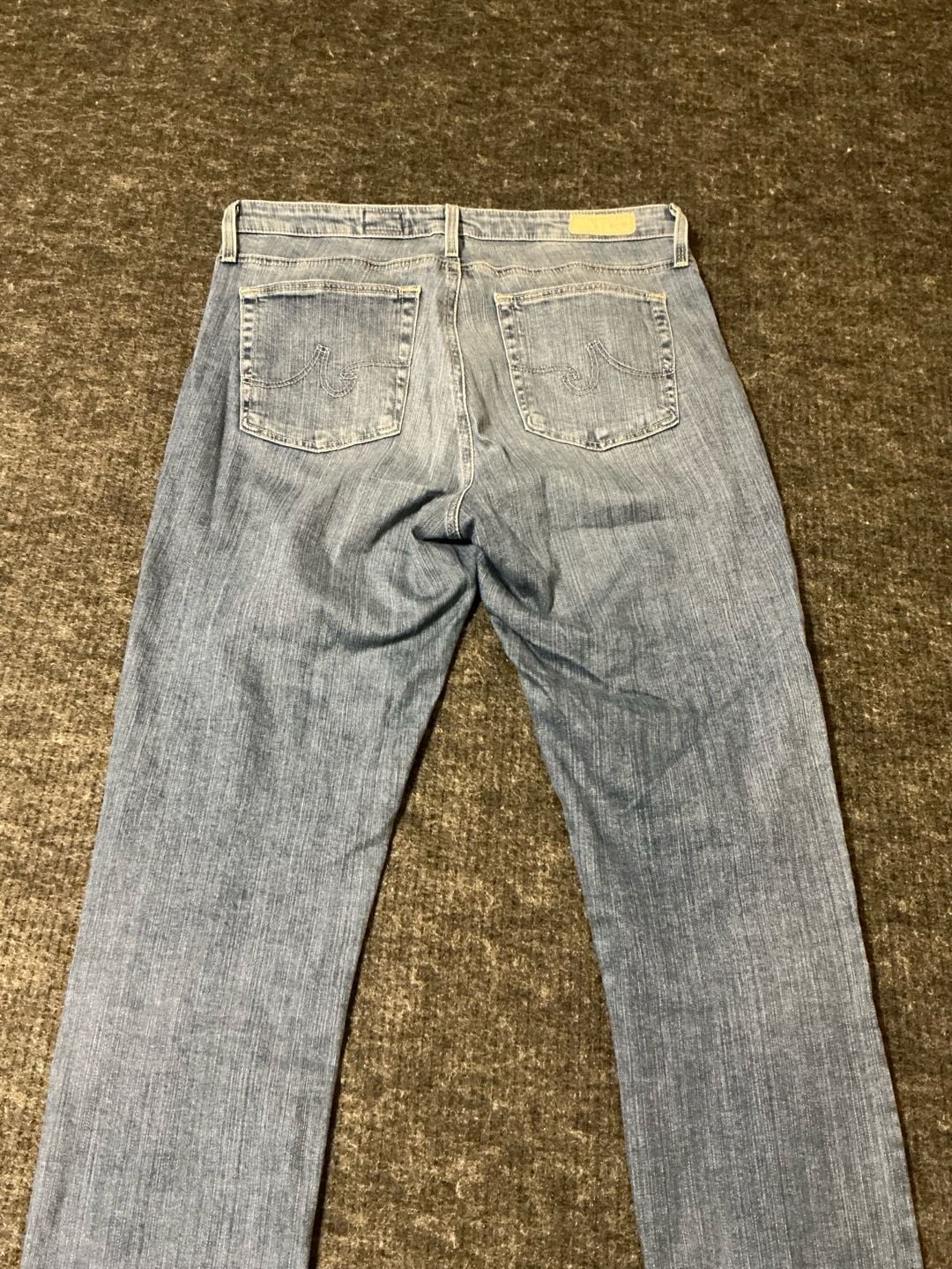 ADRIANO GOLDSCHMIED Straight Leg Lauren Cropped Jeans Womens Size 31 Blue  11