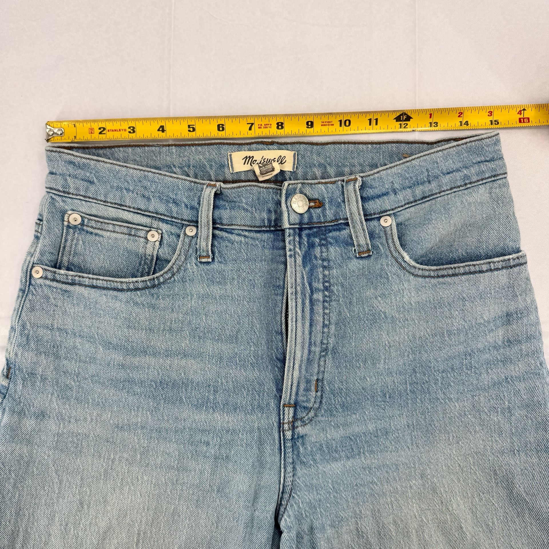 Madewell The Perfect Vintage Distressed Straight Jean Size 28 5