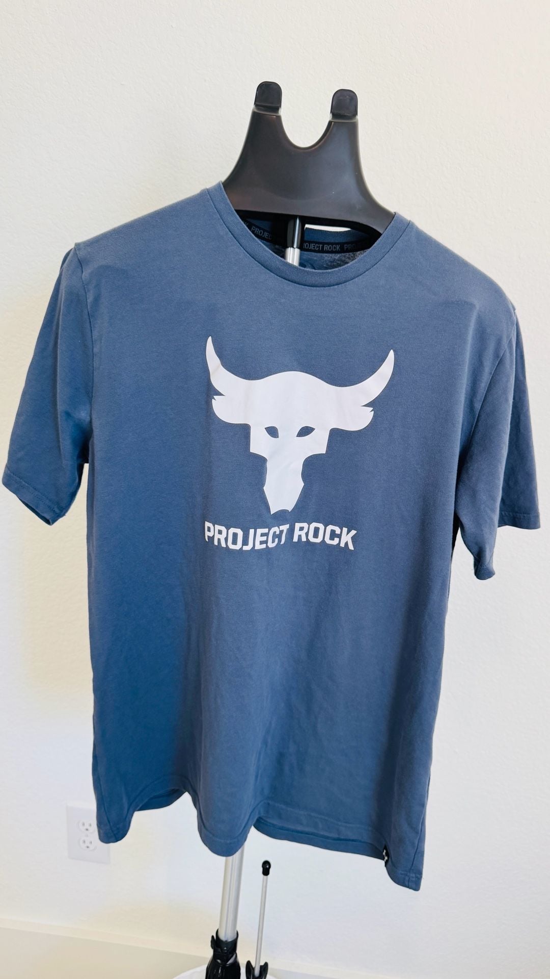 Under Armour Project Rock Payoff Graphic T-Shirt Size L Blue 2