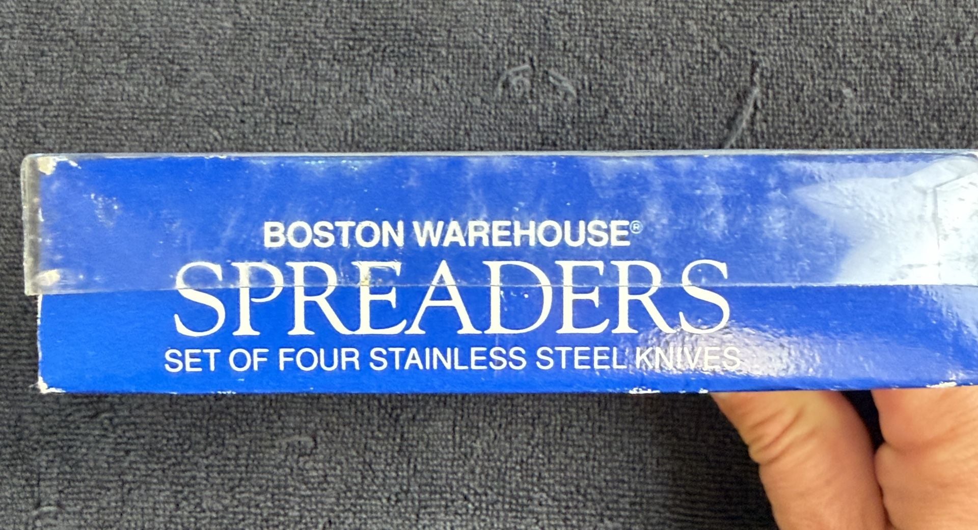 Boston Warehouse Chef Figurine Spreaders Set of Four Stainless Steel Knives 3