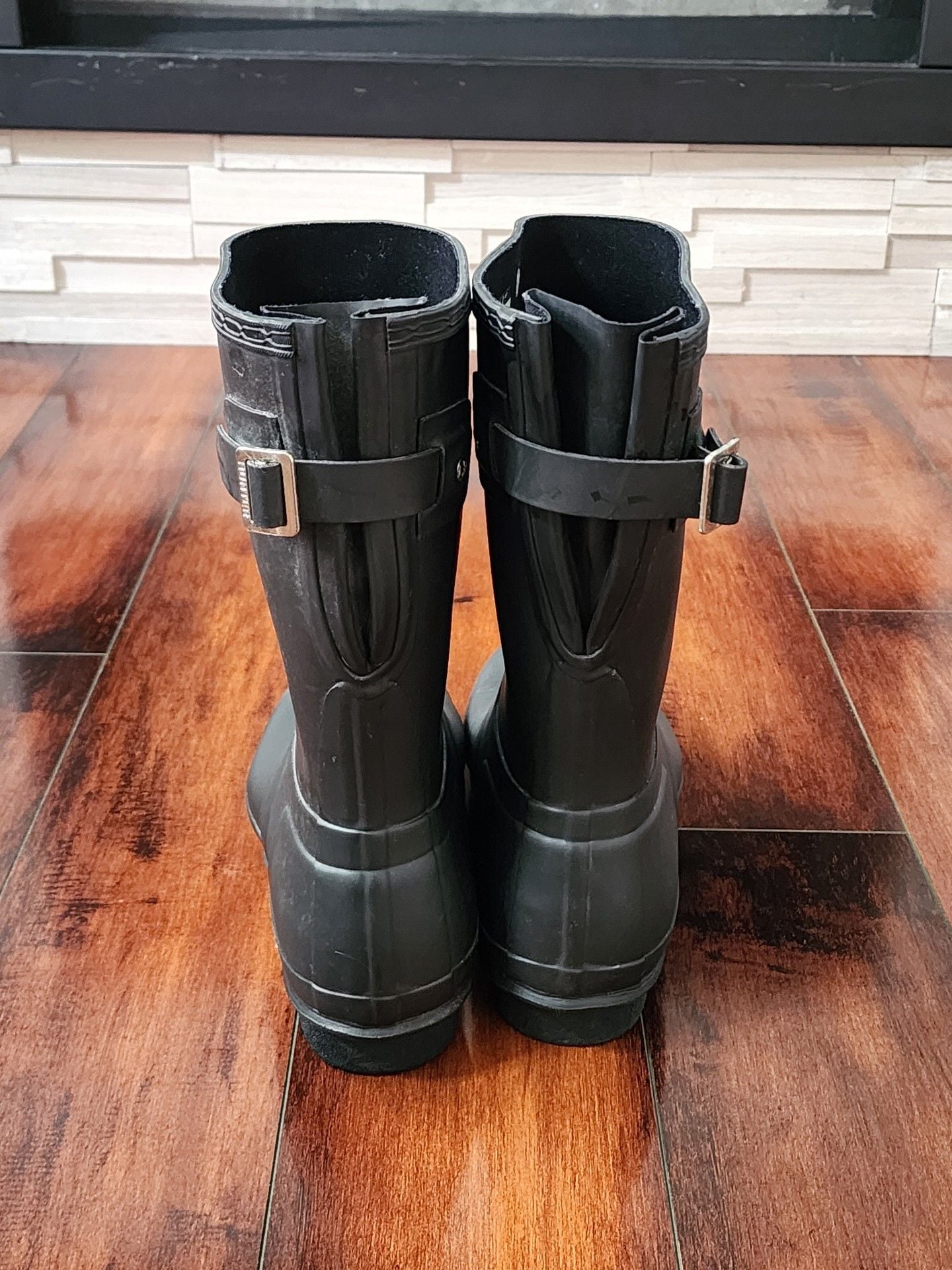 Hunter Original Short Rain Boots Black Women’s 9 5