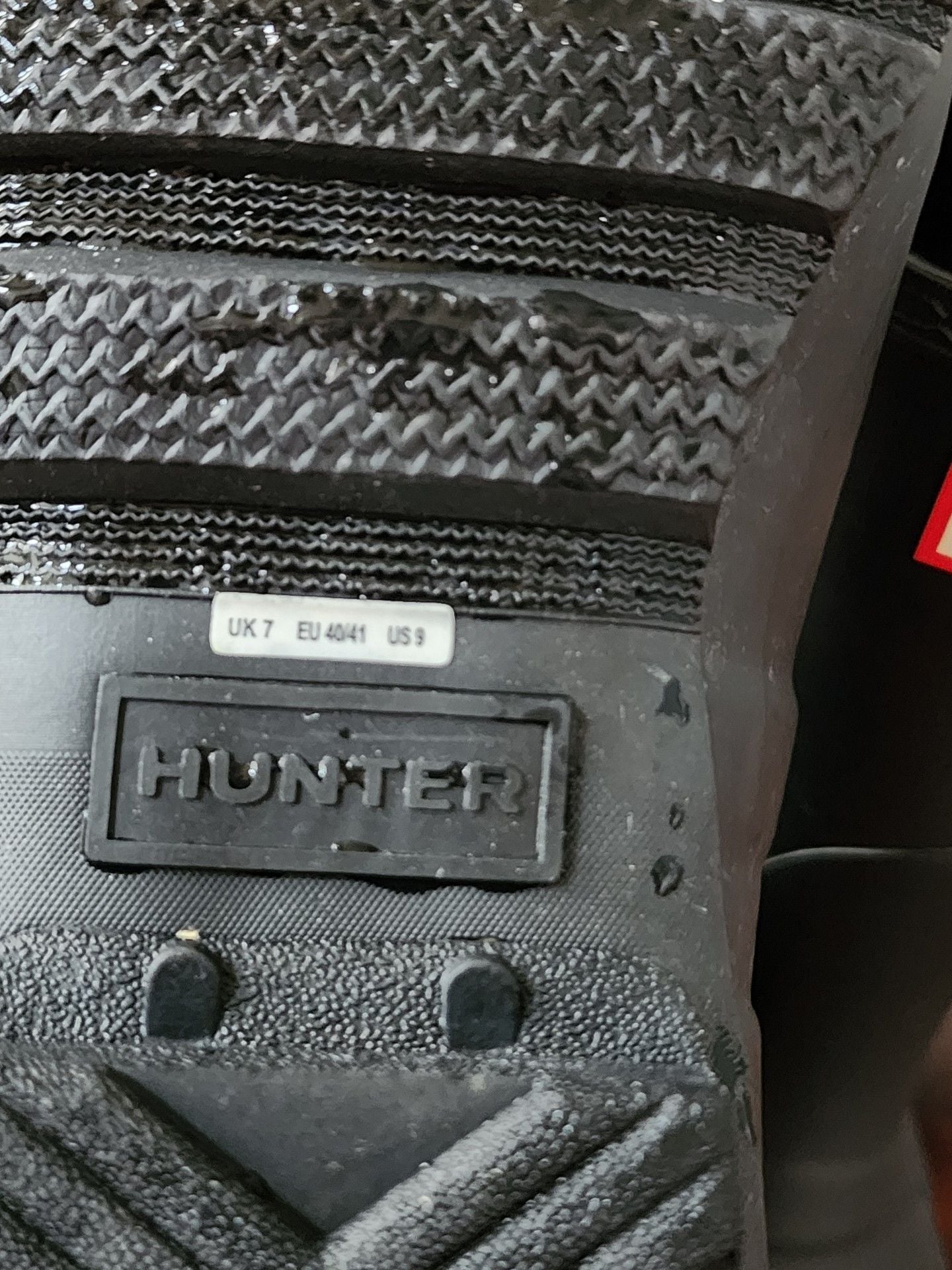 Hunter Original Short Rain Boots Black Women’s 9 9