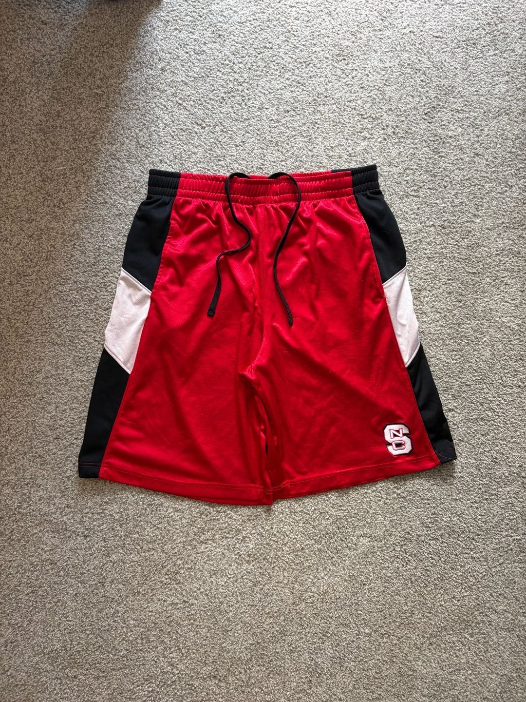 Knights Apparel NC State Wolfpack Mesh Shorts Size L 36/38 Red Black 2