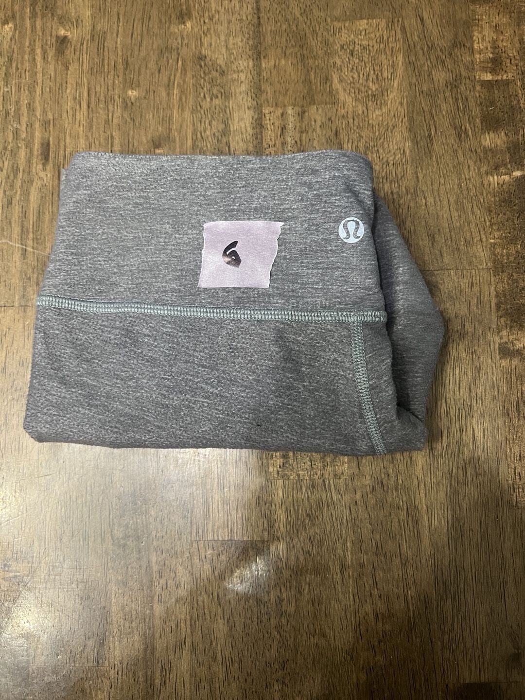 Lululemon Leggings Size 6 Gray Heather Workout Yoga Pants 7