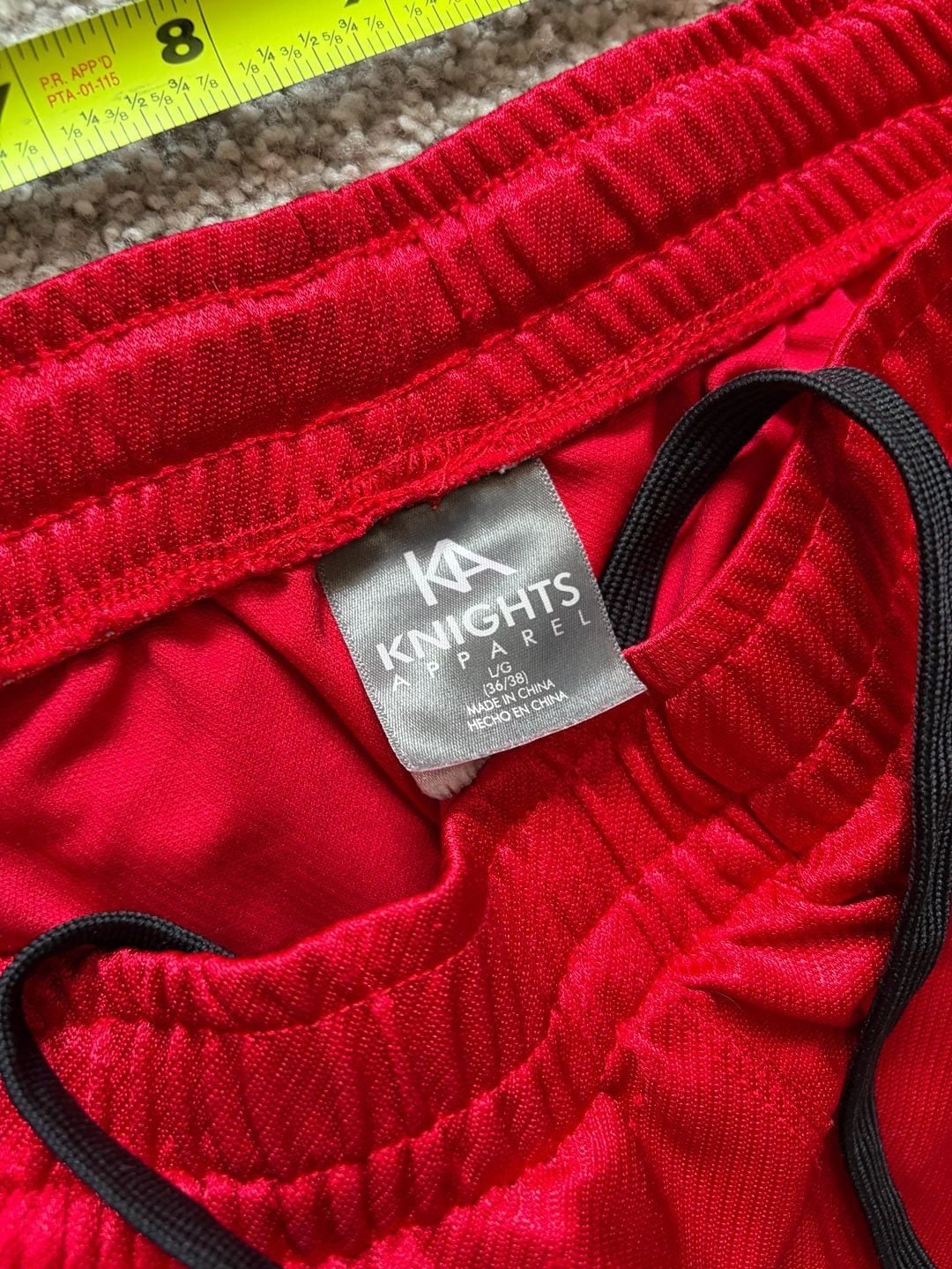 Knights Apparel NC State Wolfpack Mesh Shorts Size L 36/38 Red Black 3