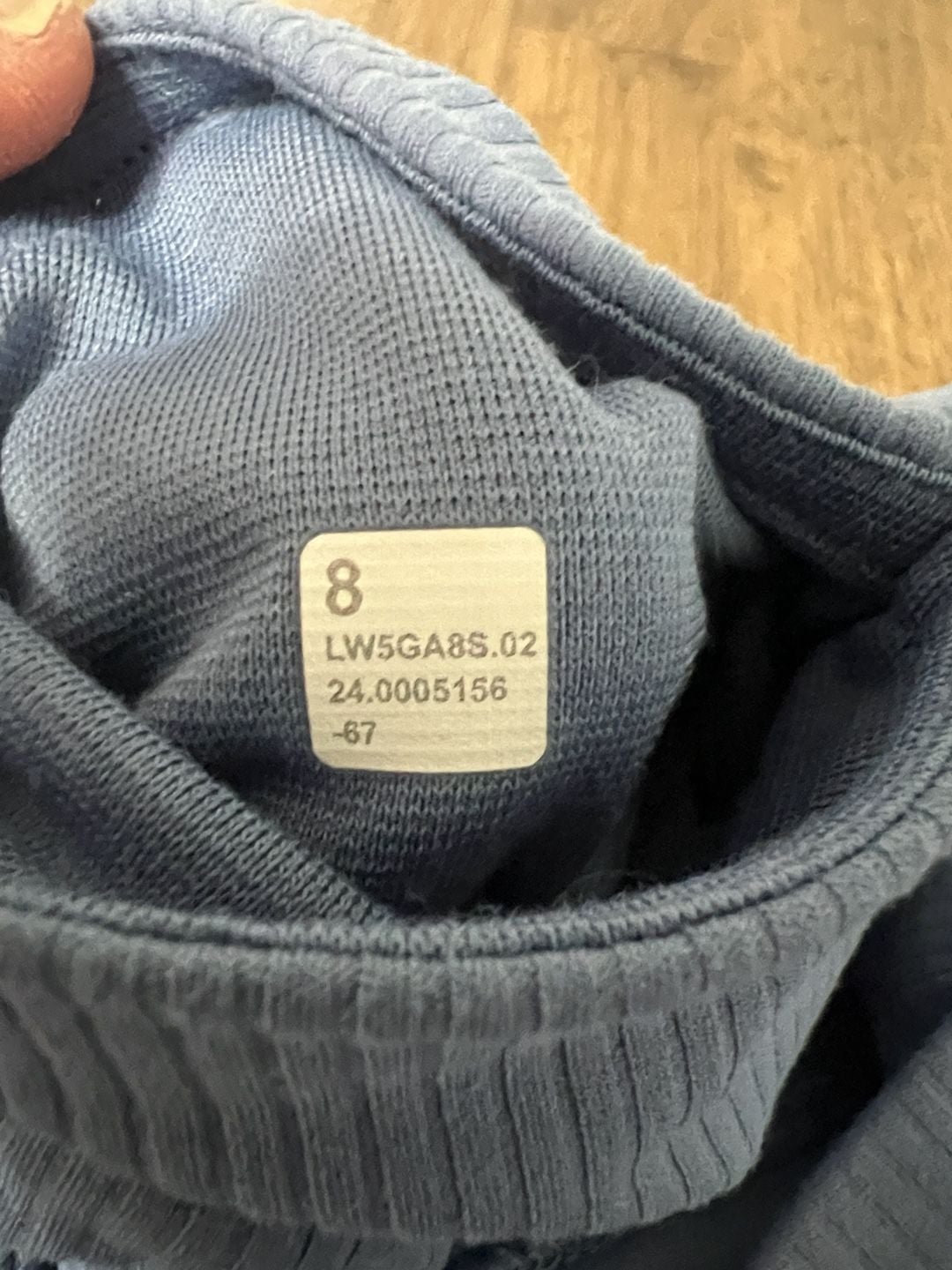 Lululemon Align High Rise Ribbed Flare Pant Size 8 Blue 5