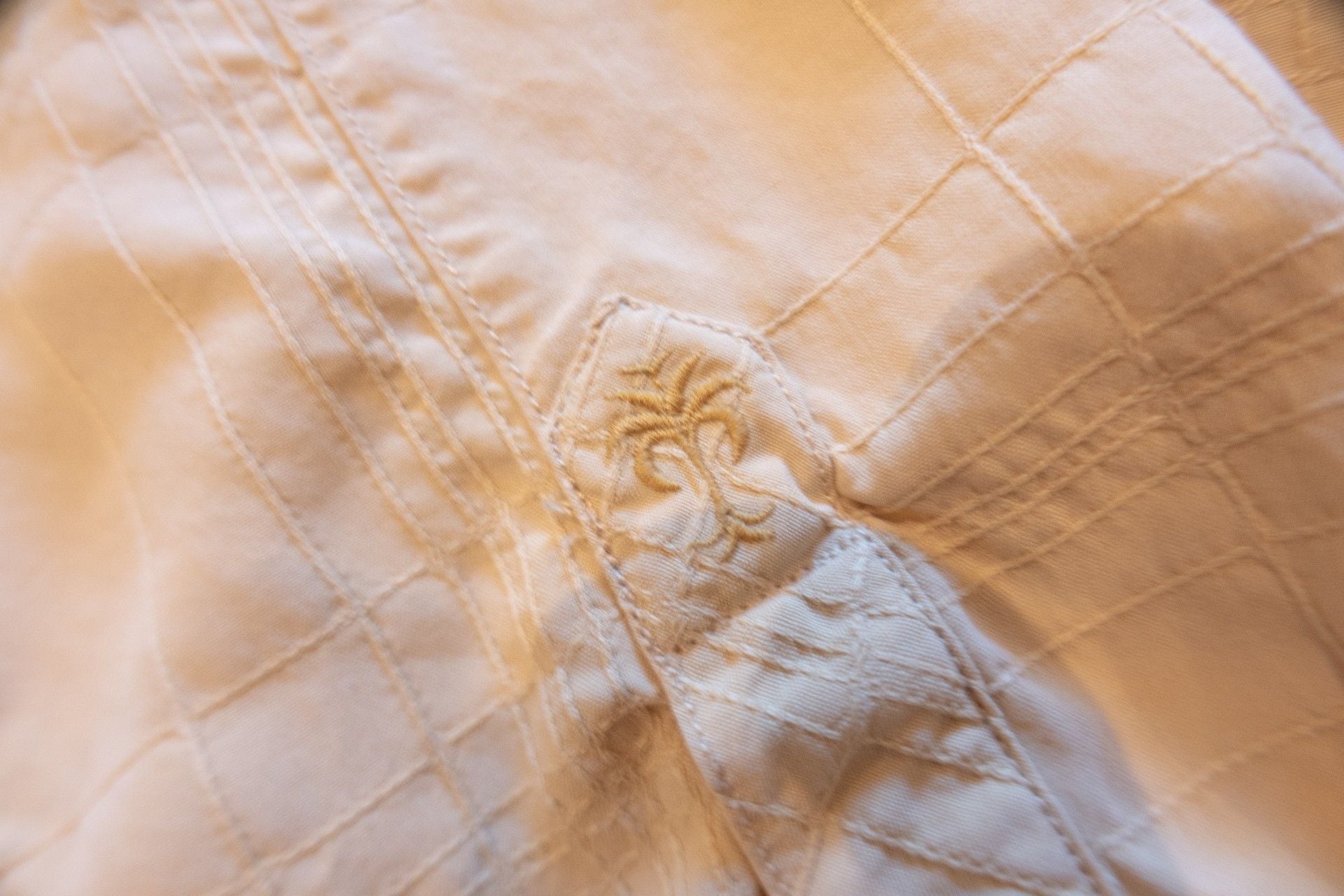 Tommy Bahama Silk Button Down Shirt Size L Yellow Long Sleeve 6