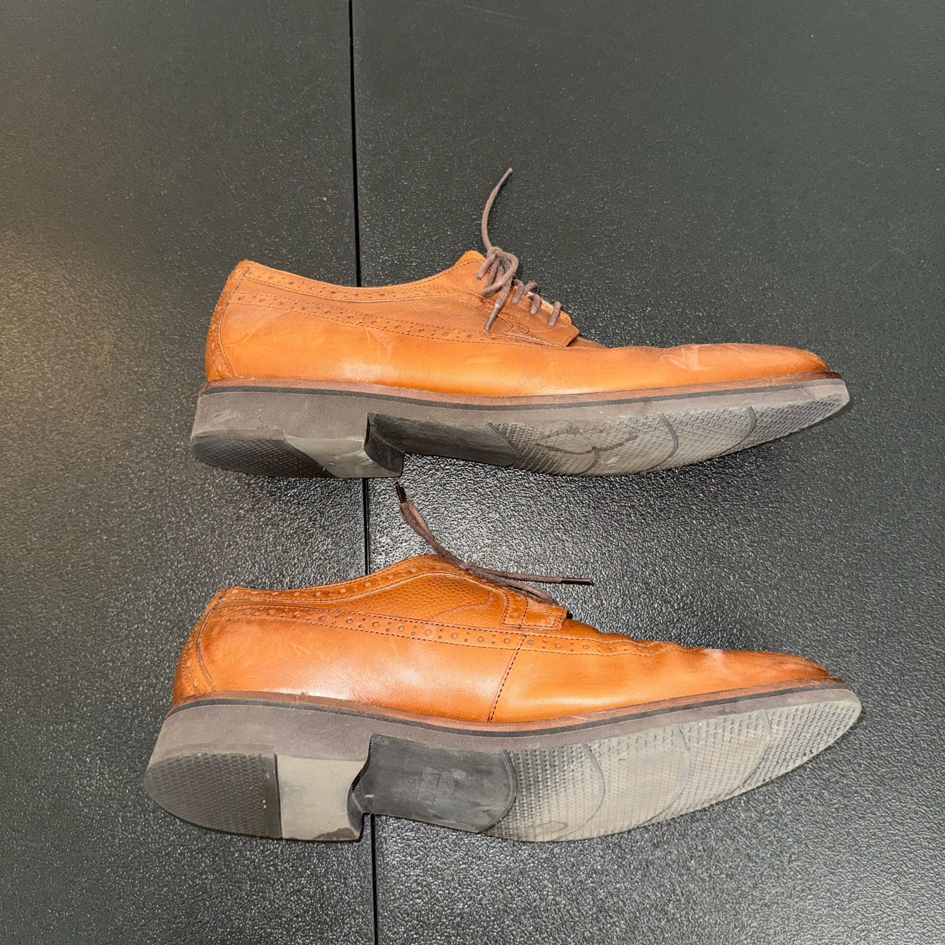 Johnston & Murphy Brown Leather Wingtip Oxfords 6