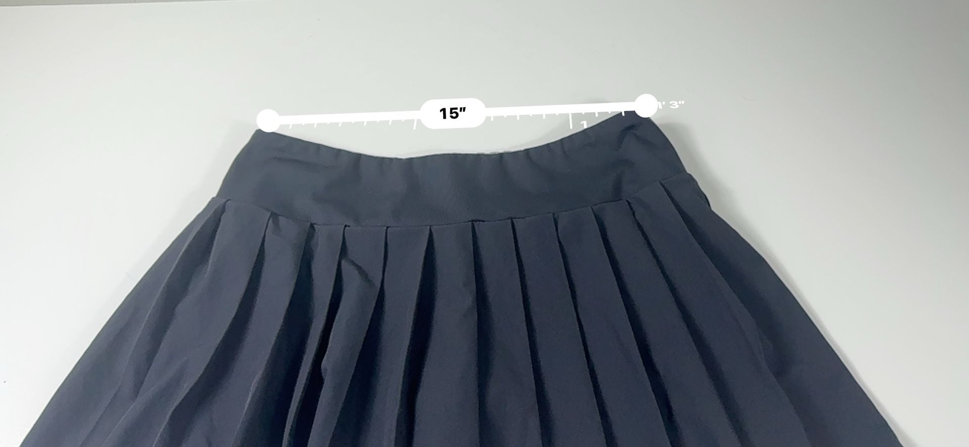 Athletic Pleated Skirt Black 8