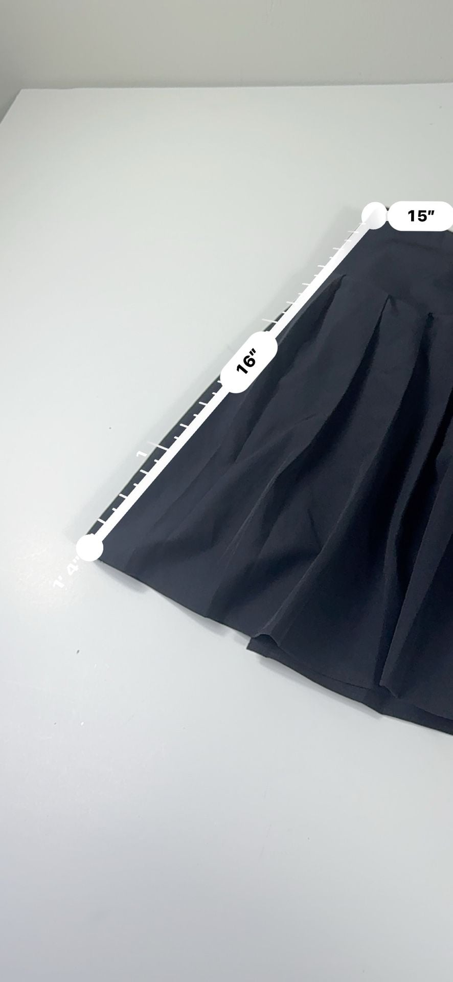 Athletic Pleated Skirt Black 9