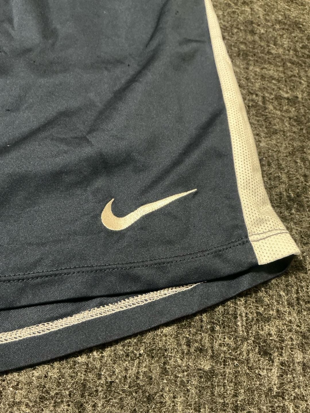 Nike Dri-FIT Athletic Shorts Womens Size XL Blue White Gym Sports 8