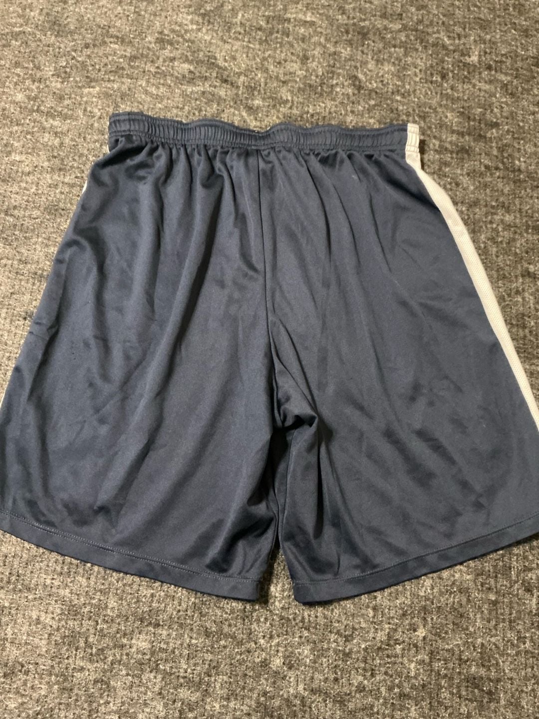 Nike Dri-FIT Athletic Shorts Womens Size XL Blue White Gym Sports 9