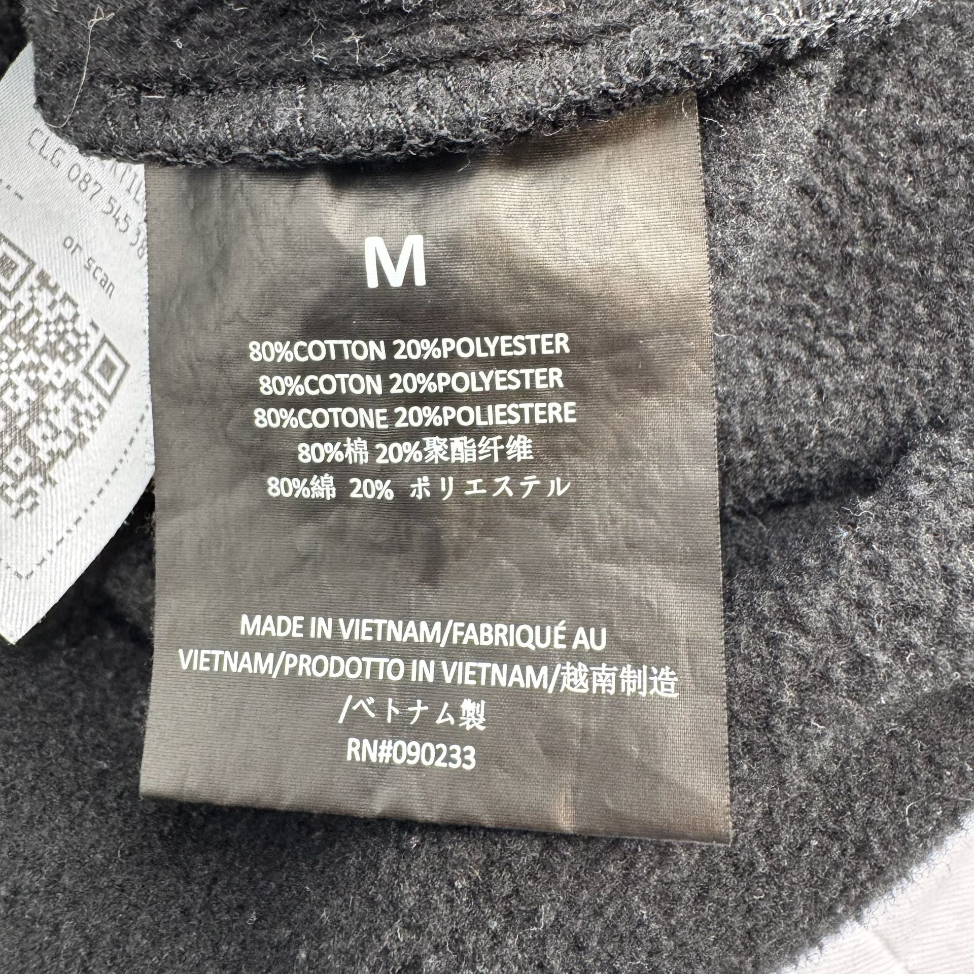 Fear Of God Essentials Hoodie Size M Black Fleece Logo Sweatshirt 5