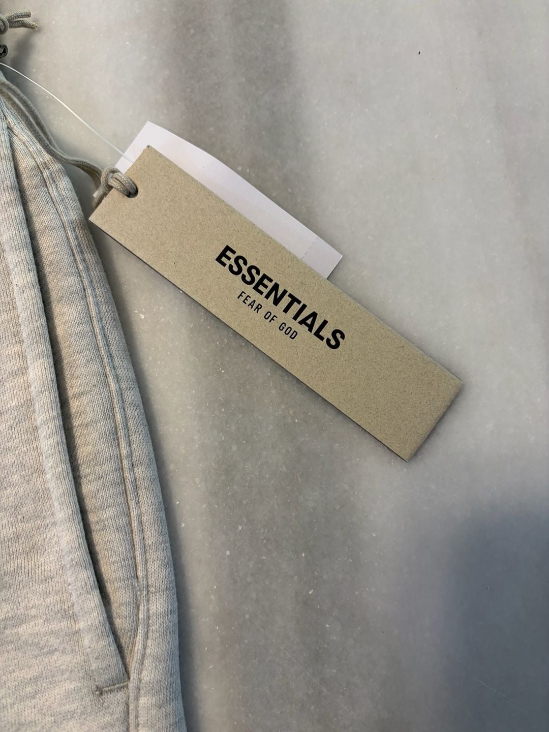 Fear of God Essentials Sweatpants Size XXS Light Oatmeal Grey 3