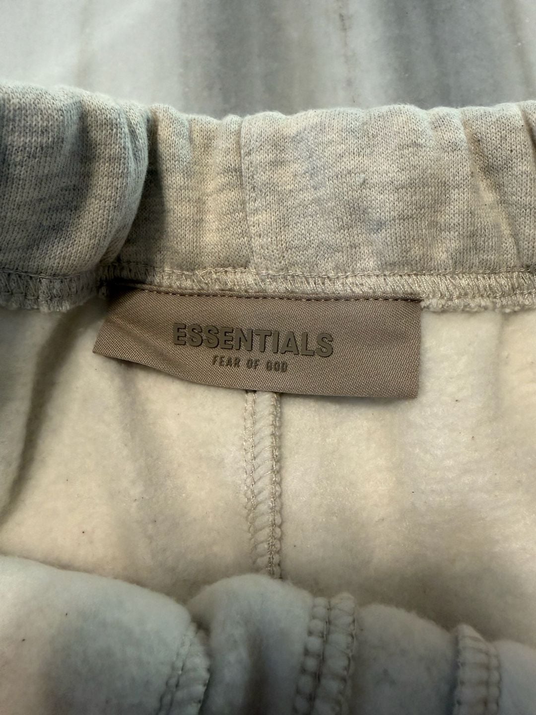 Fear of God Essentials Sweatpants Size XXS Light Oatmeal Grey 5
