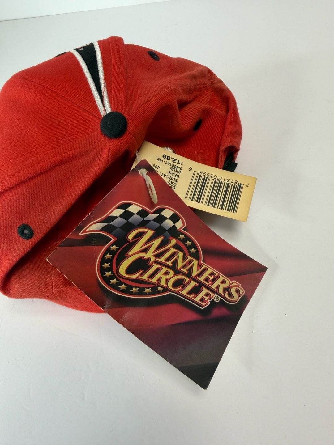 NWT Winners Circle Dale Earnhardt Jr NASCAR #8 Red Adjustable Hat 3