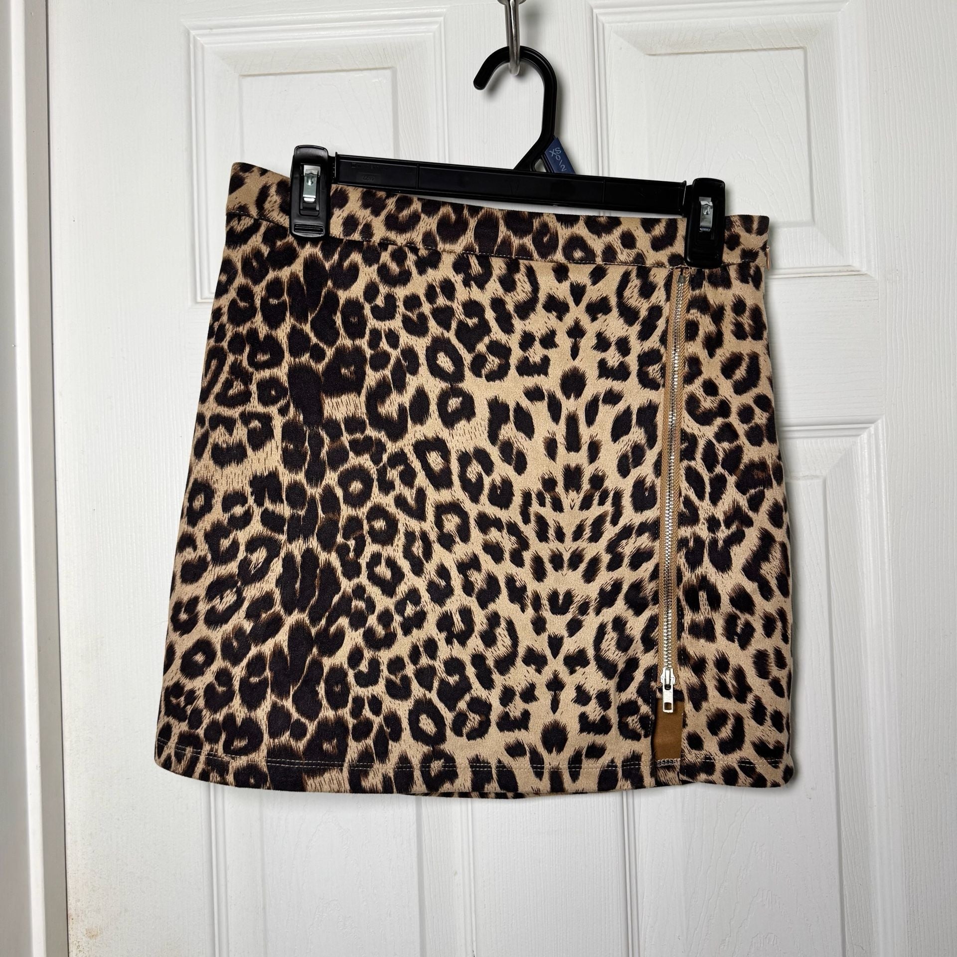 Altar'd State Leopard Print Mini Skirt Size M 2