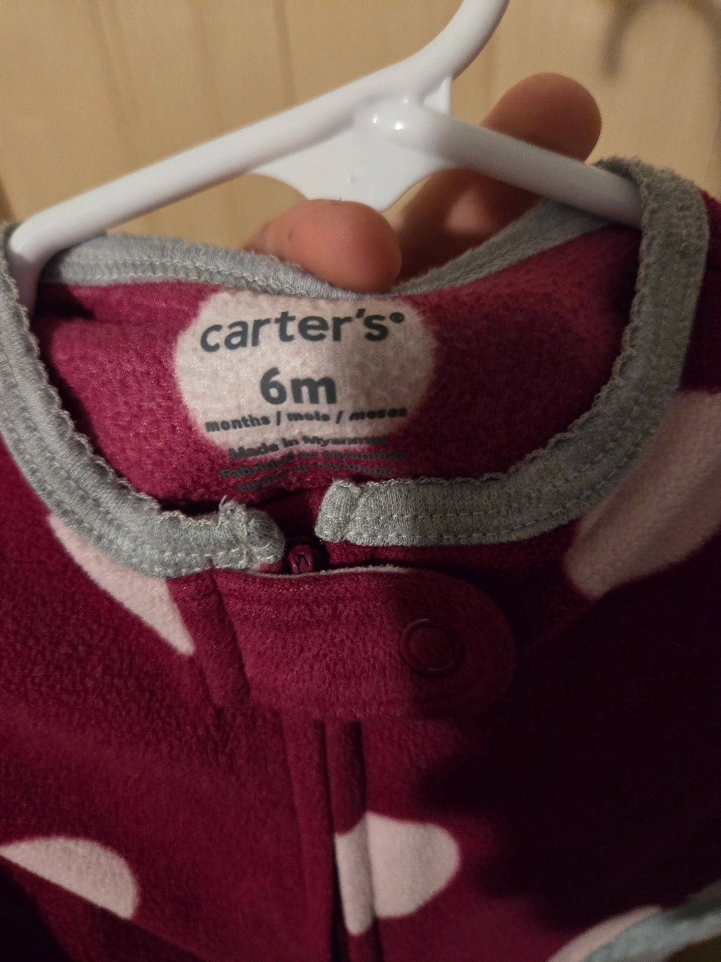 Carter's Fleece Sleeper Size 6M Koala 6