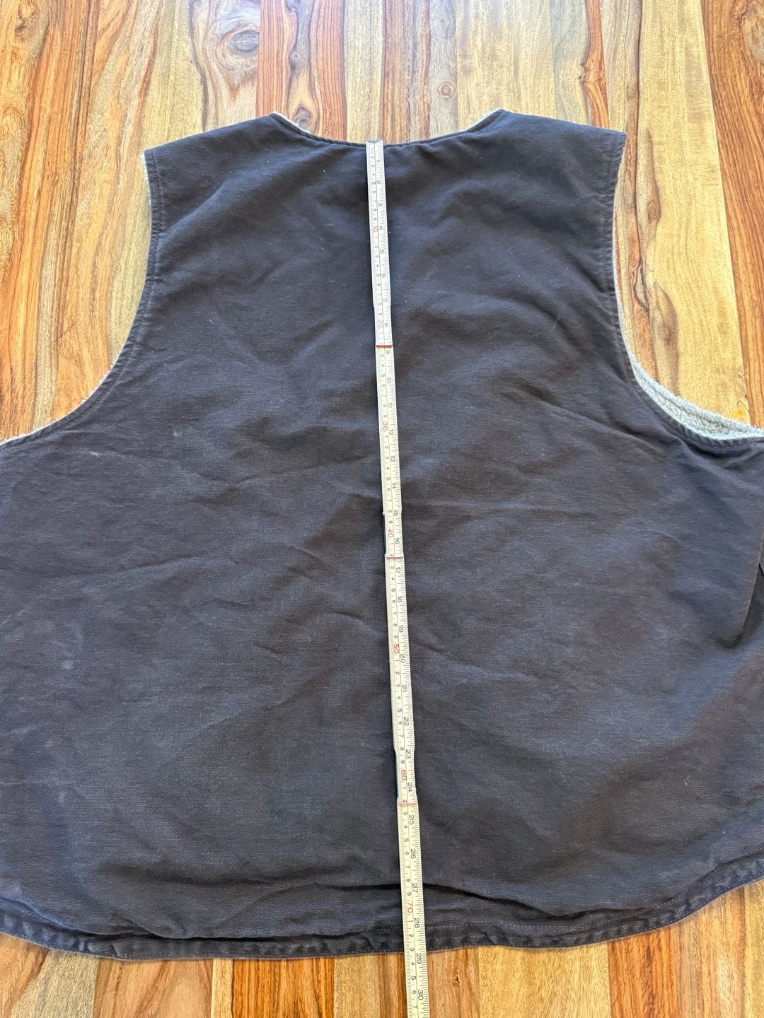 Carhartt Sherpa Lined Vest Size 2XL Tall Brown Duck Canvas 7