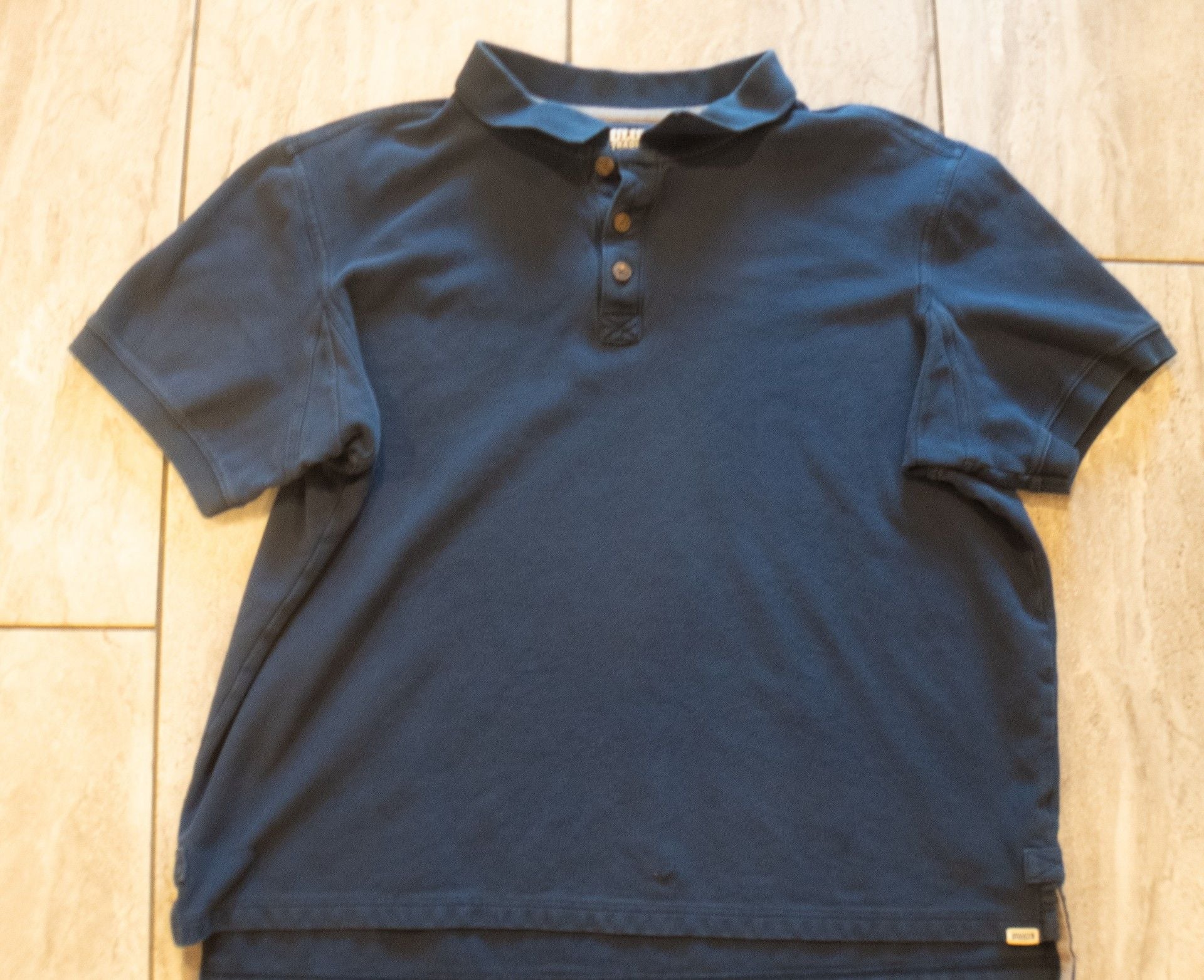 Duluth Trading Co Relaxed Fit No Polo Size XL Blue 2