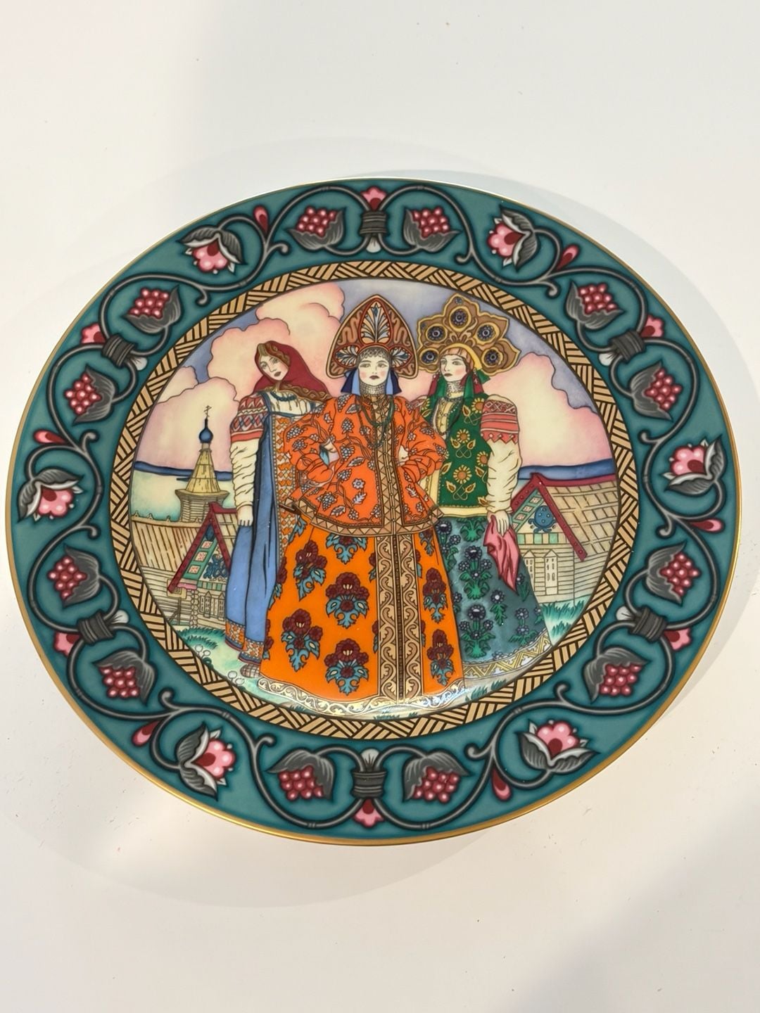 Vintage 1981 Villeroy & Boch Heinrich Vassilissa Russian Fairy Tales Plate COA 7