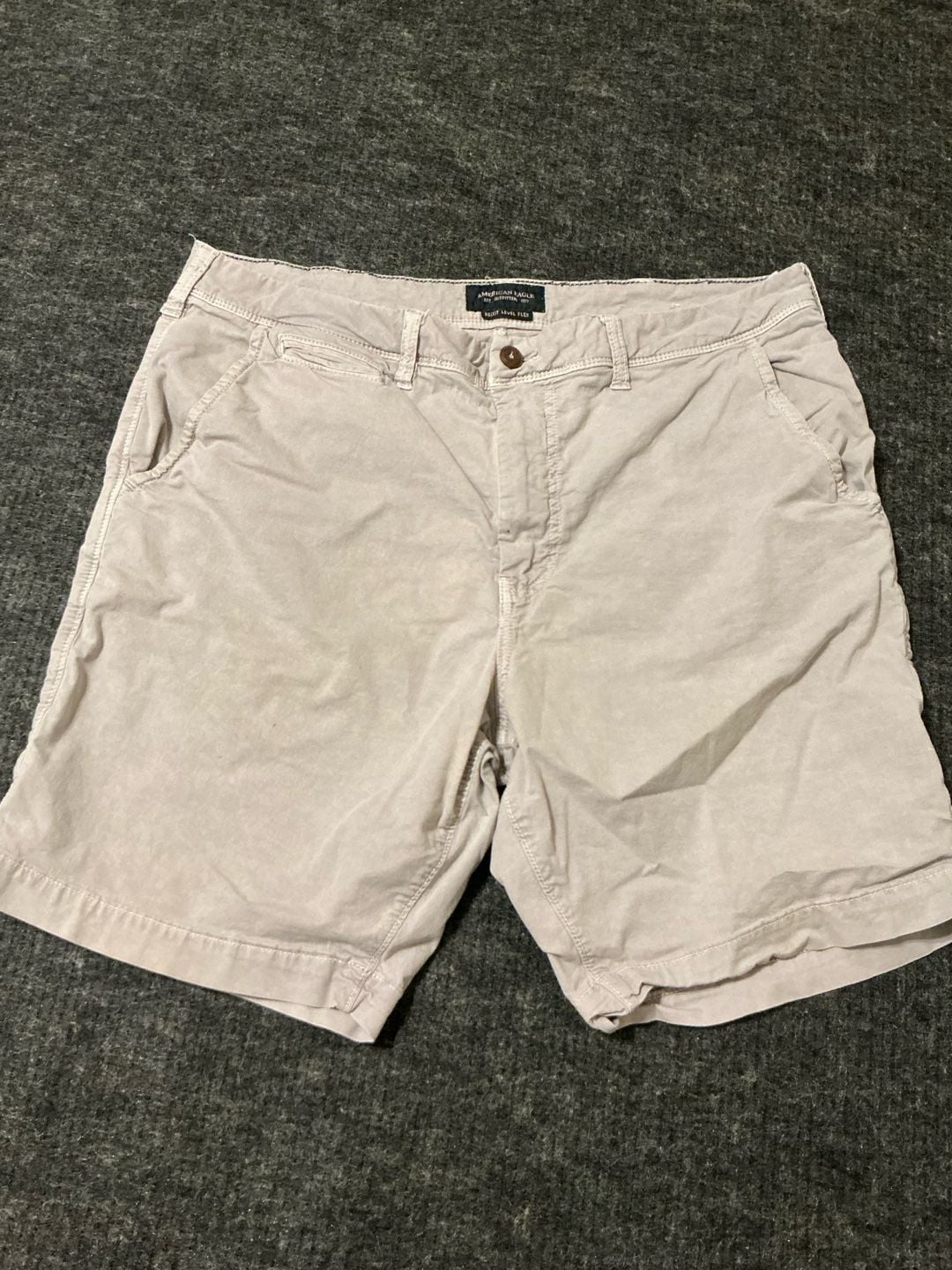 American Eagle Next Level Flex Shorts Mens Size 38 Beige Chino 3