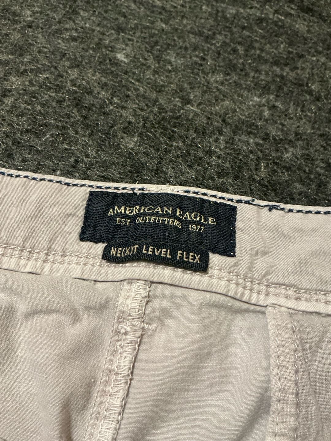 American Eagle Next Level Flex Shorts Mens Size 38 Beige Chino 4