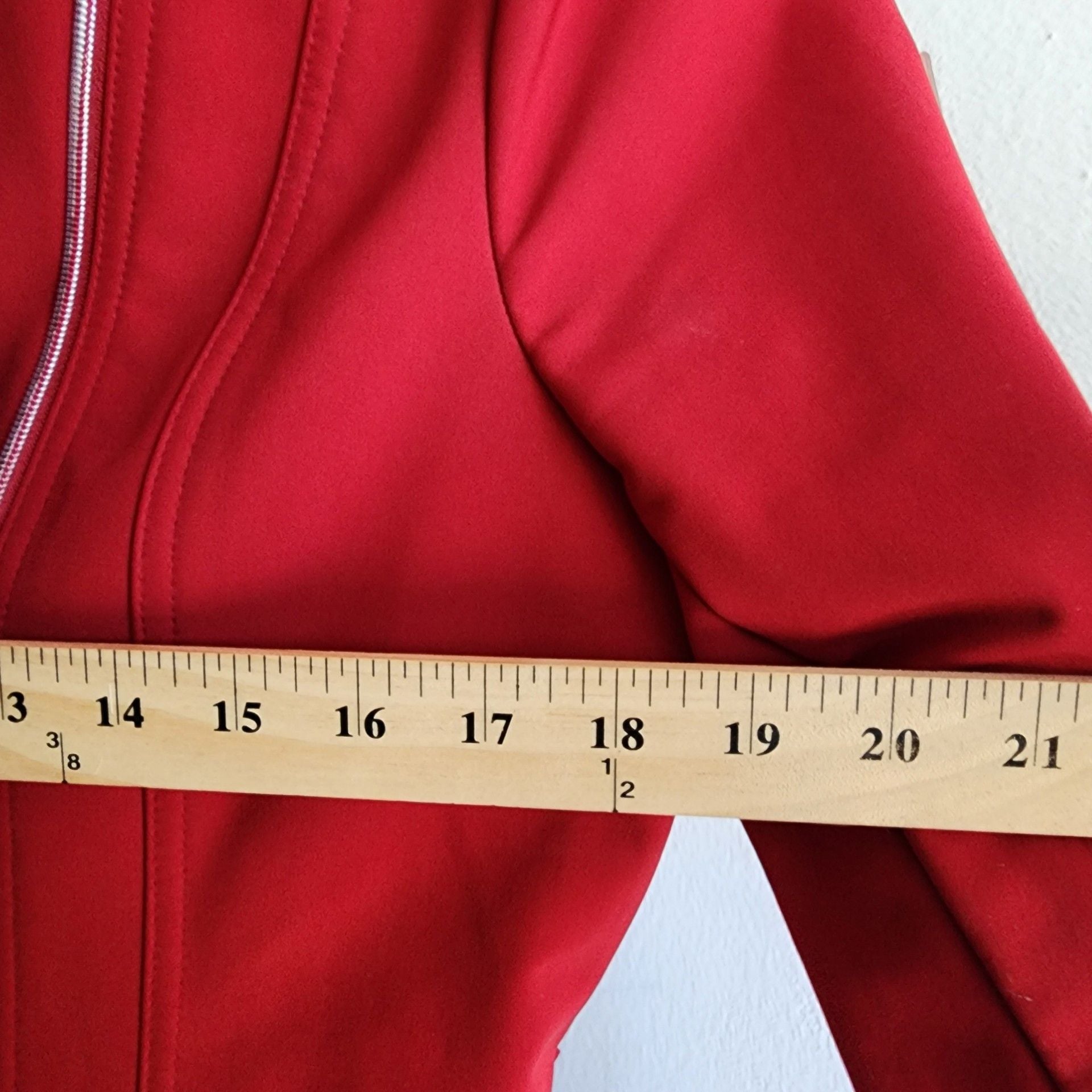 Kenneth Cole Reaction Red Asymmetrical Belted Trench Coat 11