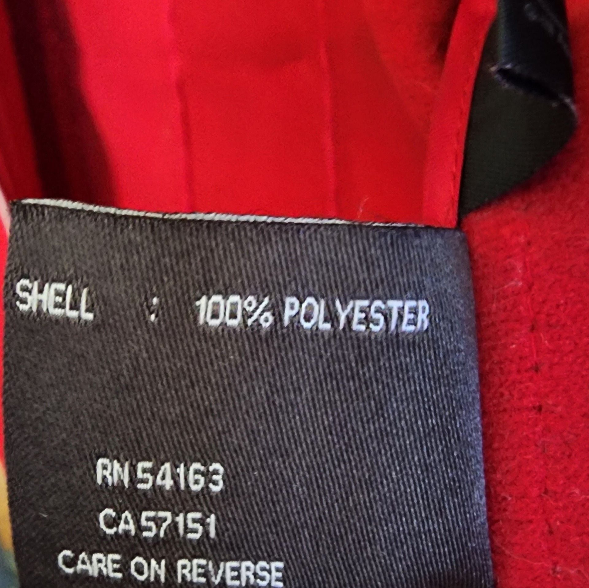 Kenneth Cole Reaction Red Asymmetrical Belted Trench Coat 12