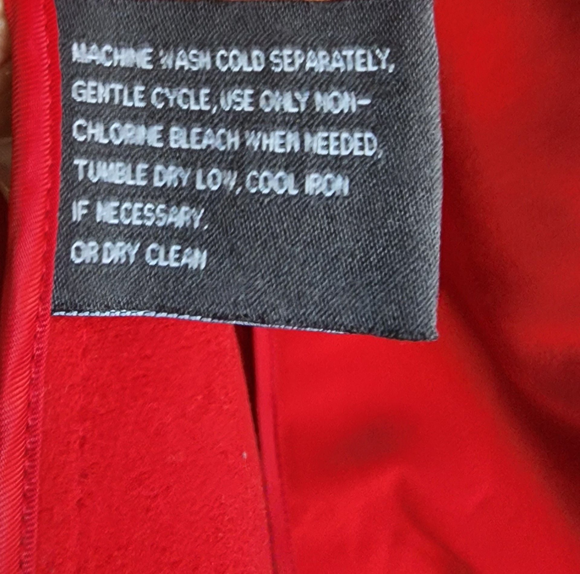 Kenneth Cole Reaction Red Asymmetrical Belted Trench Coat 13