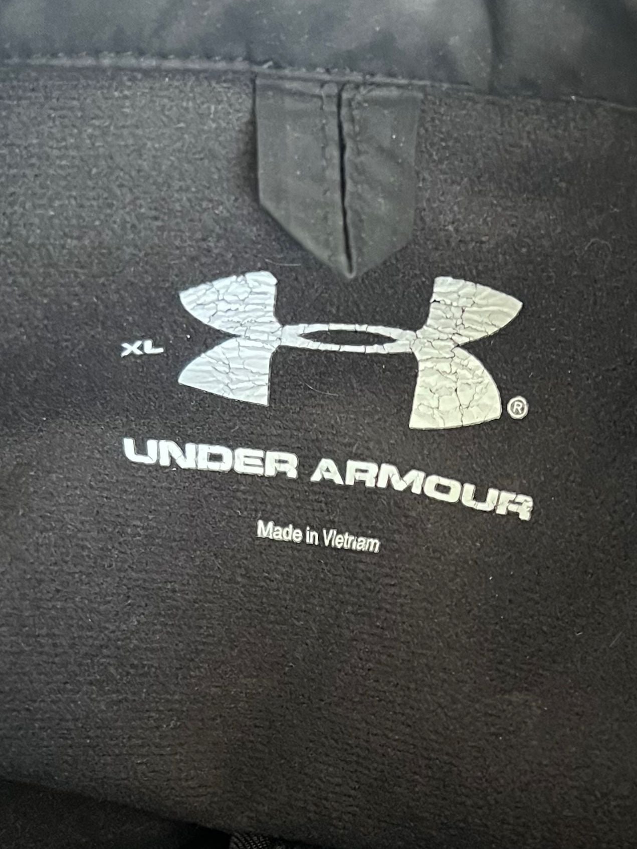 Under Armour Belmont University Jacket Size XL Black Full Zip 4